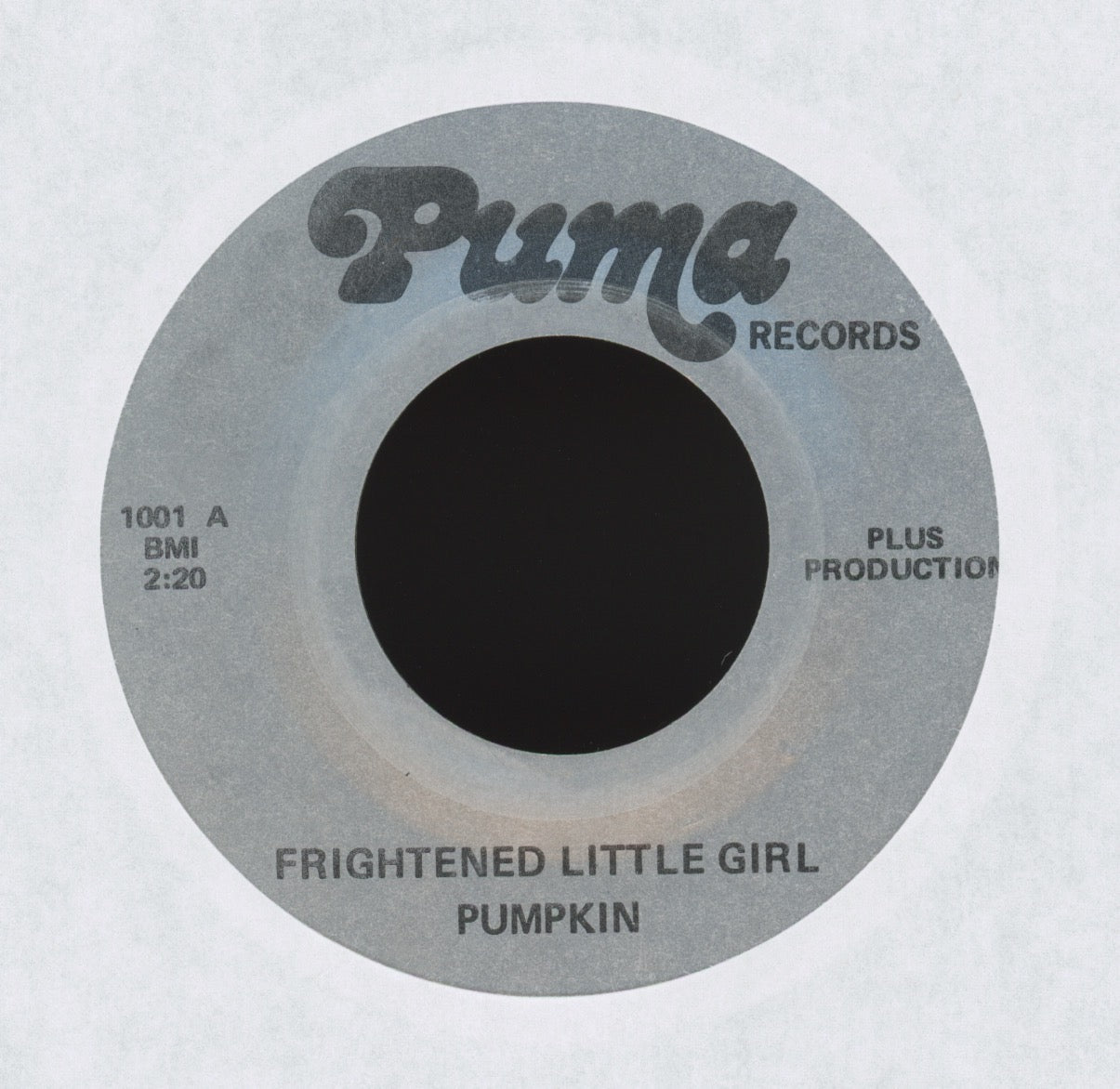 Pumpkin - Frightened Little Girl on Puma Pop Psych 45