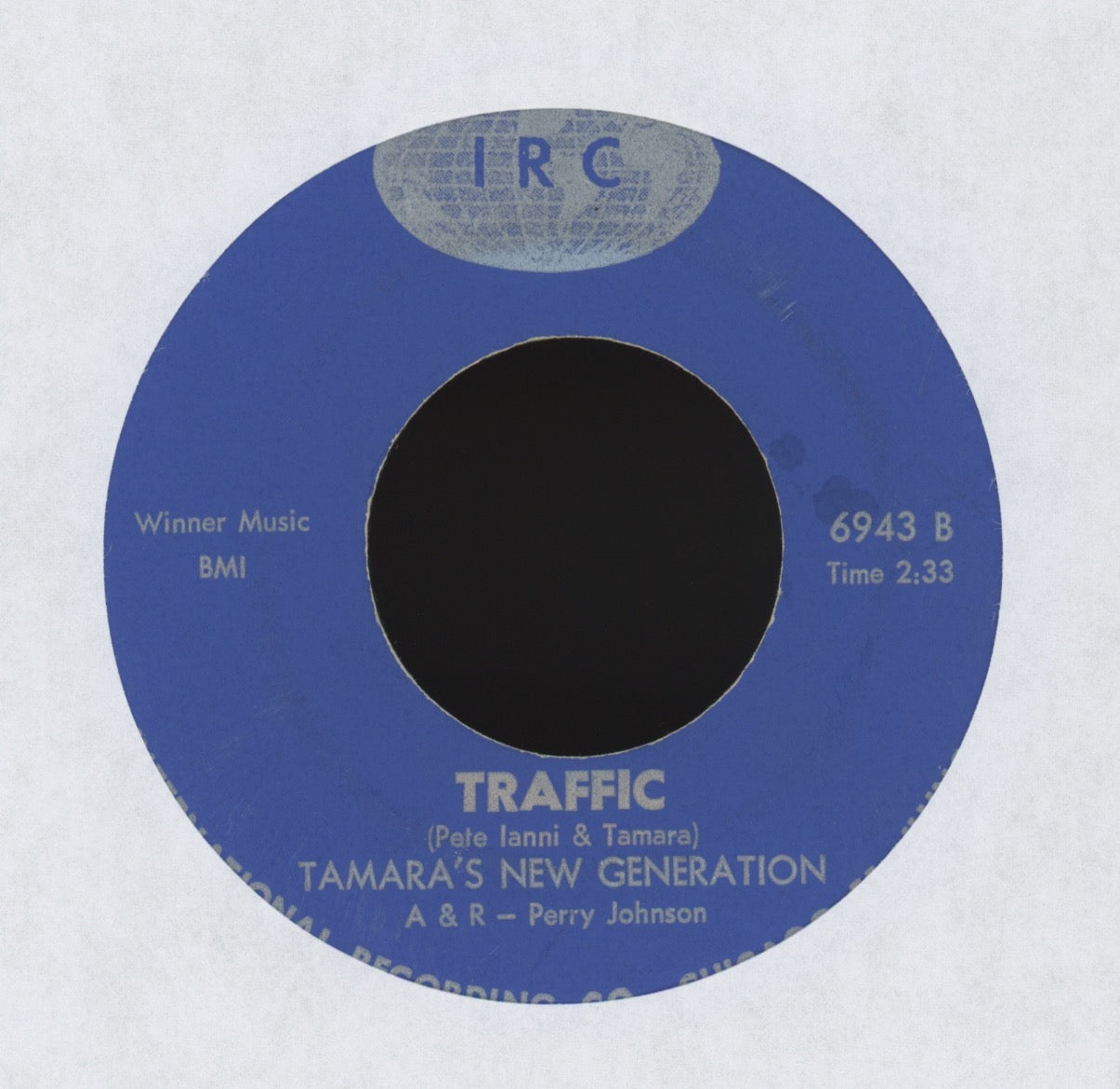 Tamara's New Generation - Traffic / Just Flowers on IRC