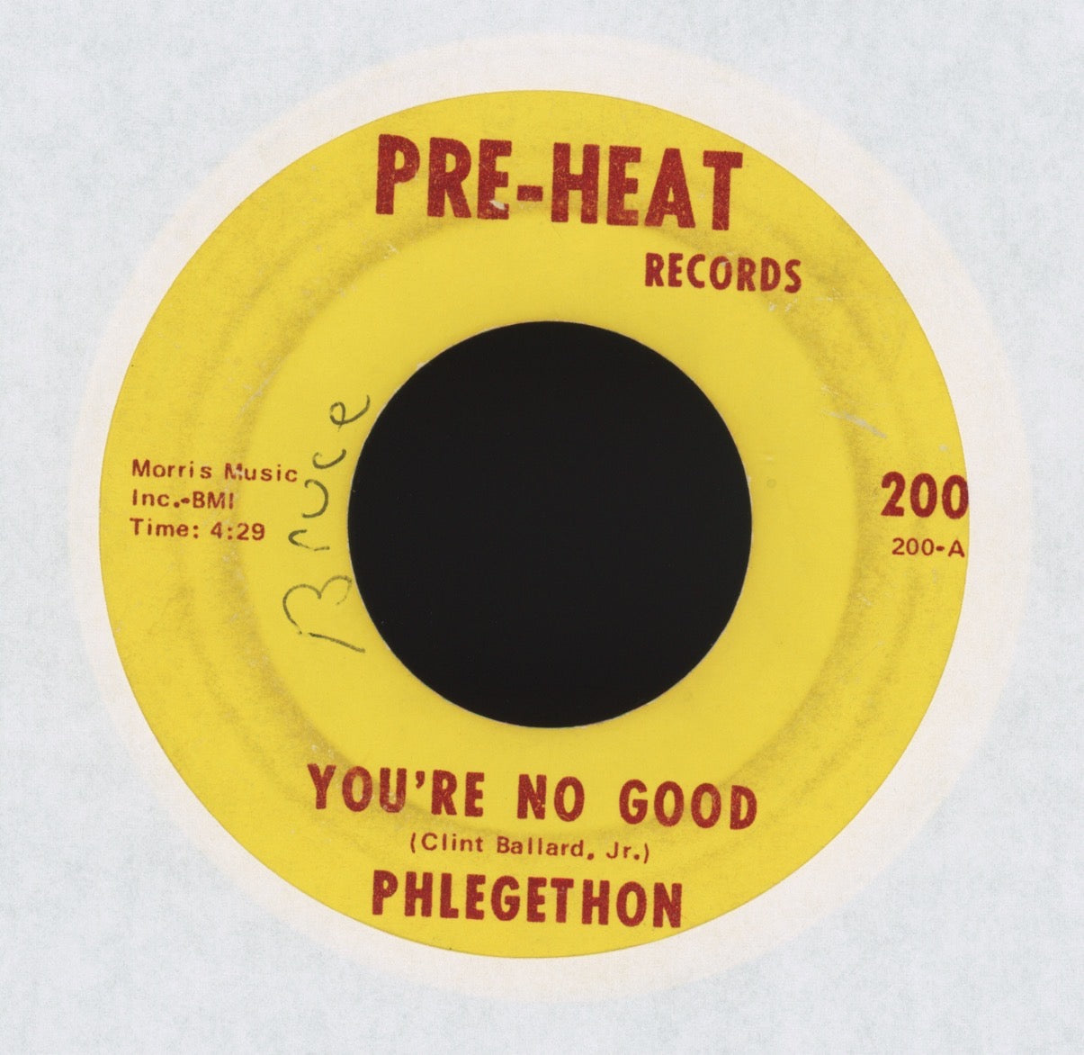 Phlegethon - You're No Good on Pre-Heat Psych Soul 45
