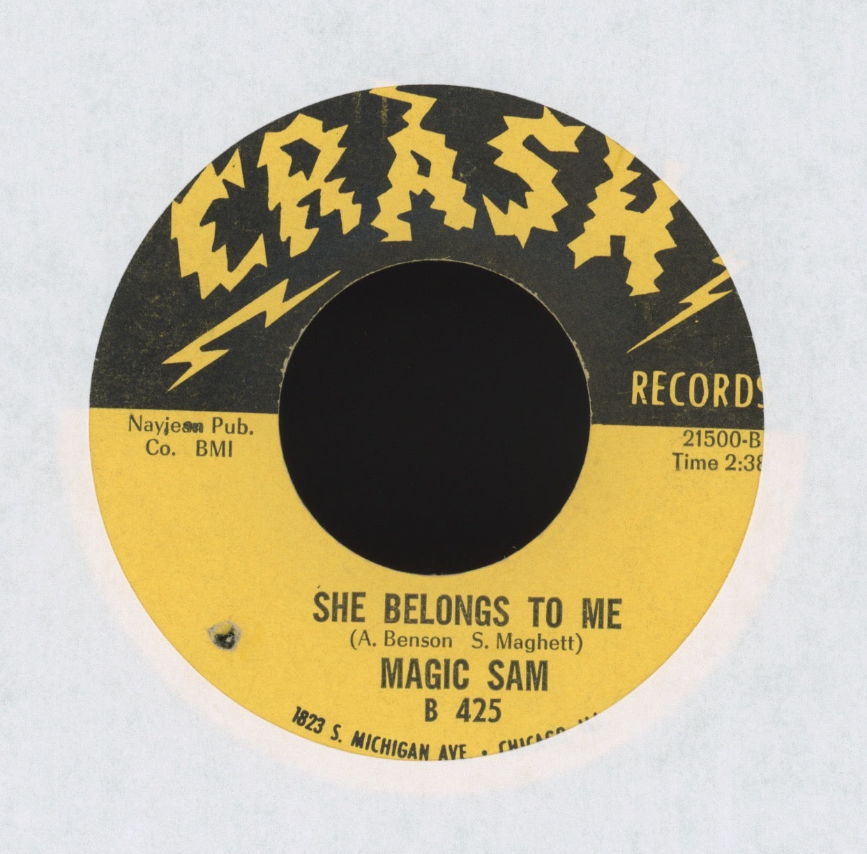 Magic Sam - Out of Bad Luck on Crash R&B Blues 45