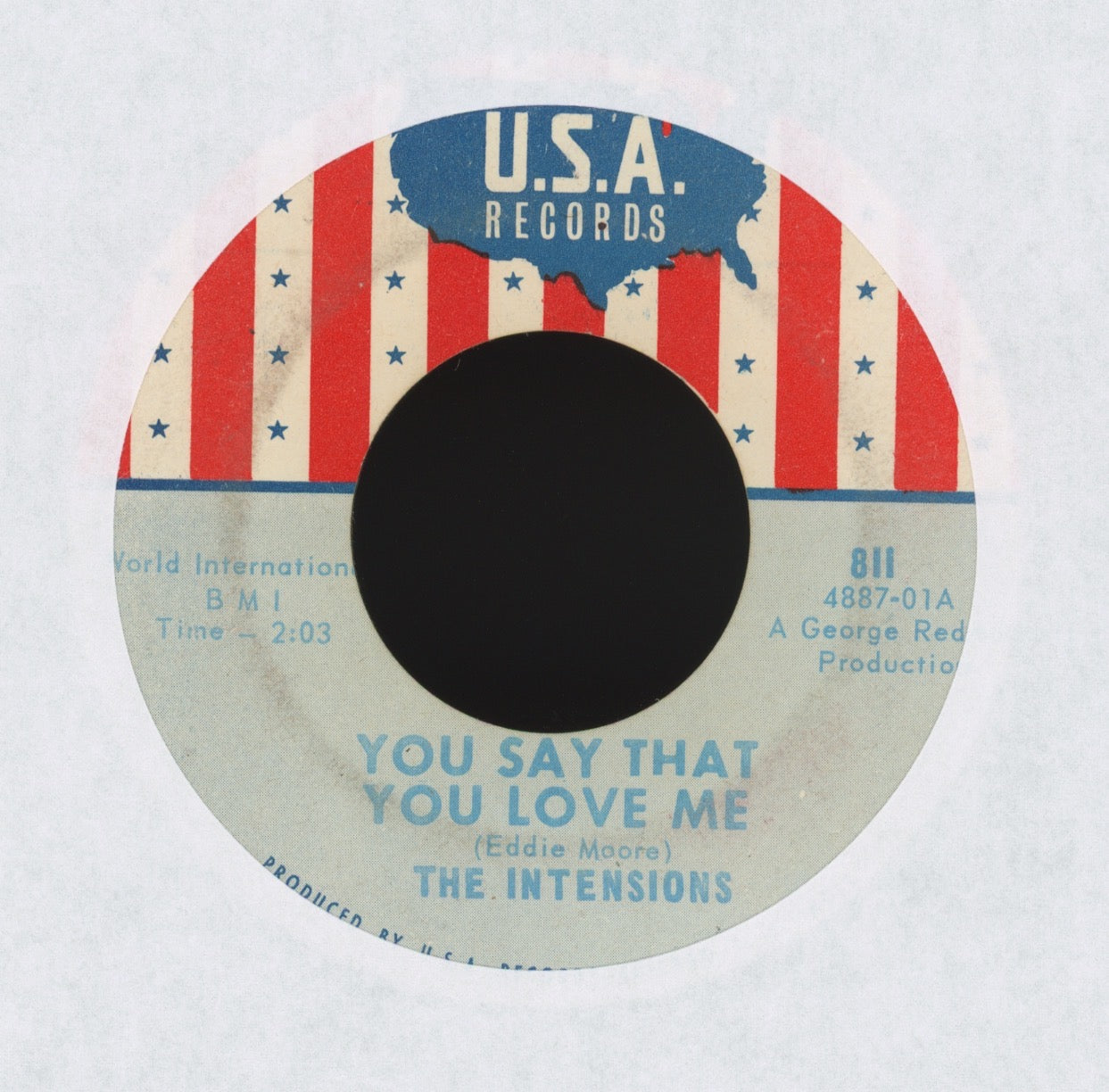 The Intensions - You Say That You Love Me on U.S.A. Northern Soul 45