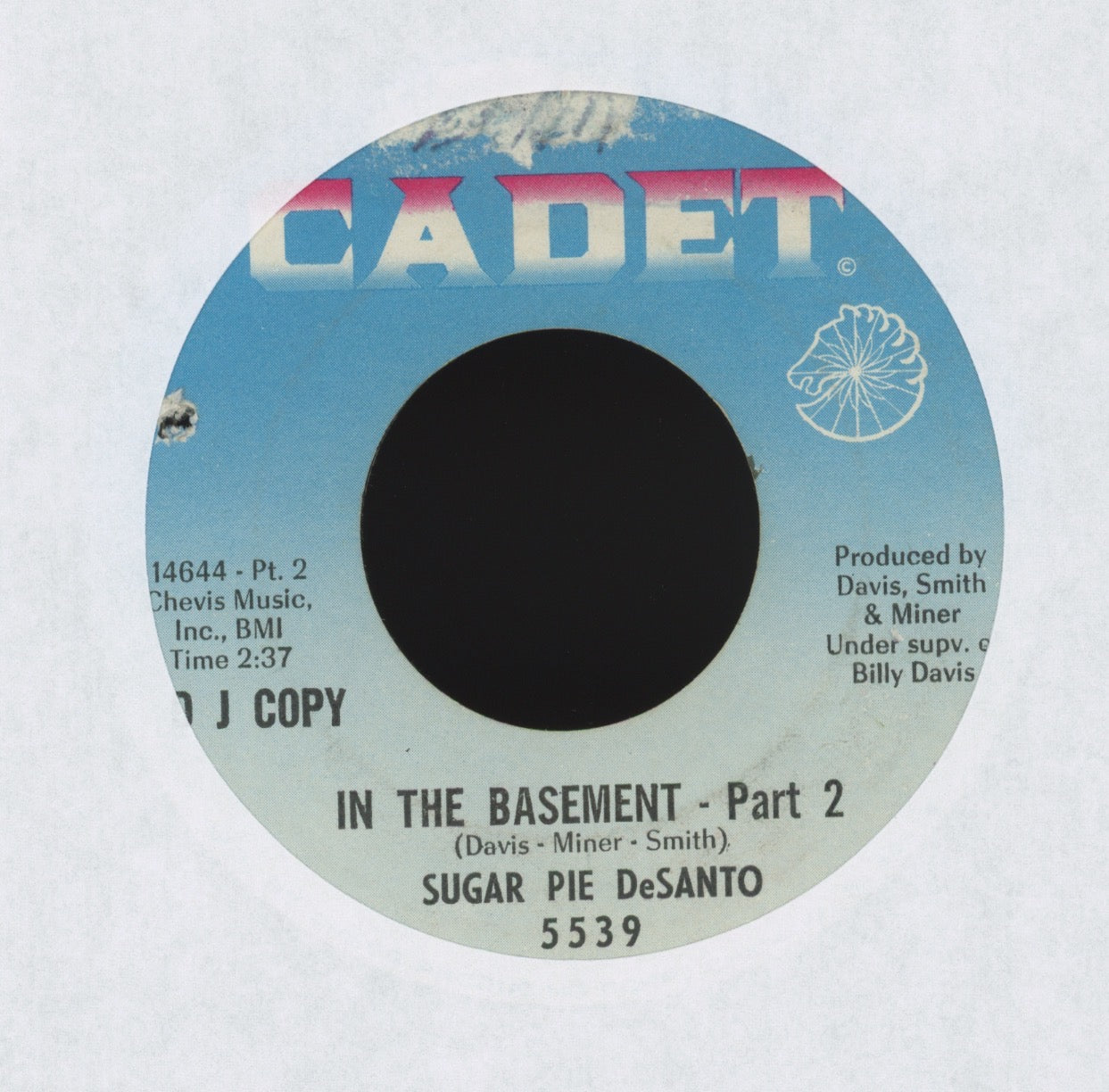 Etta James & Sugar Pie DeSanto - In The Basement on Cadet Promo R&B Soul Mod 45