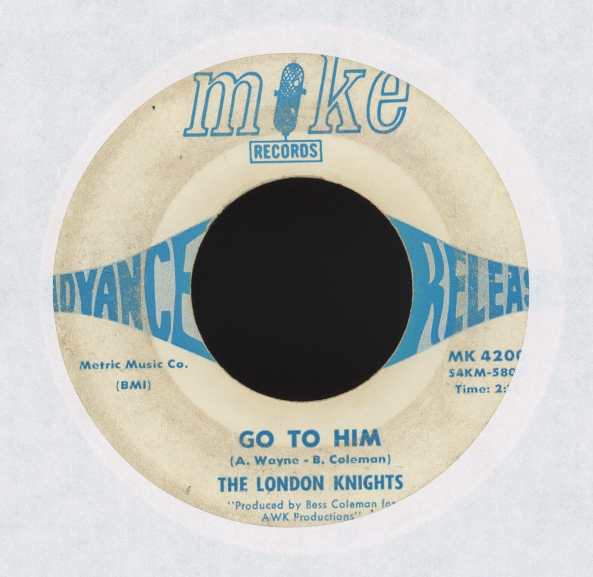 The London Knights - Go To Him on Mike Promo Garage Psych 45