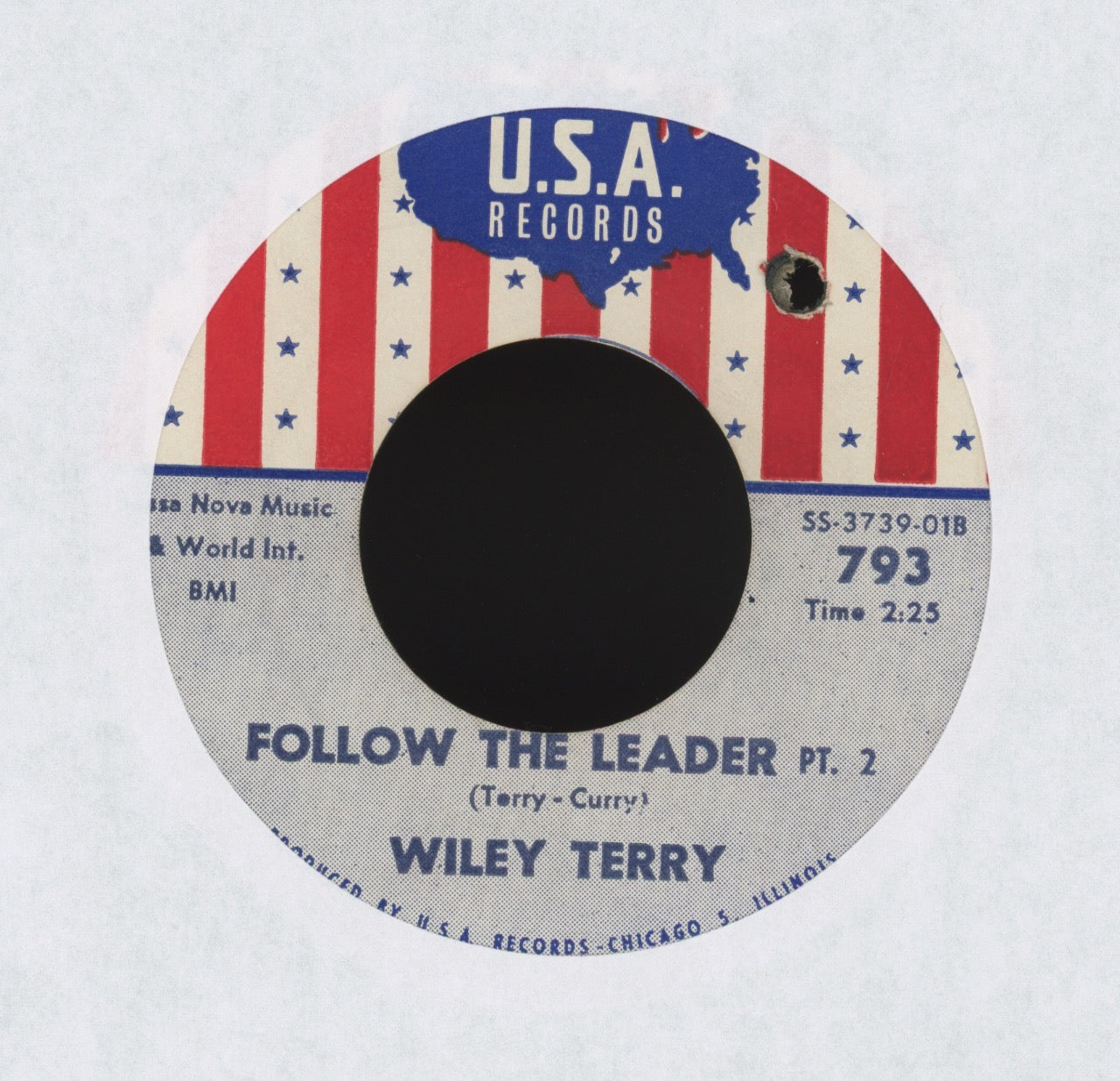 Wiley Terry - Follow The Leader on U.S.A. R&B Funk 45