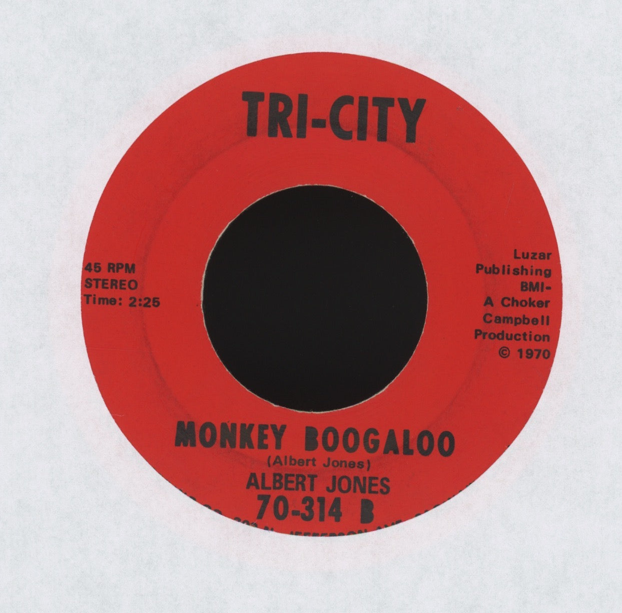 Albert Jones - It's Going To Be A Lovely Summer on Tri-City Northern Soul 45