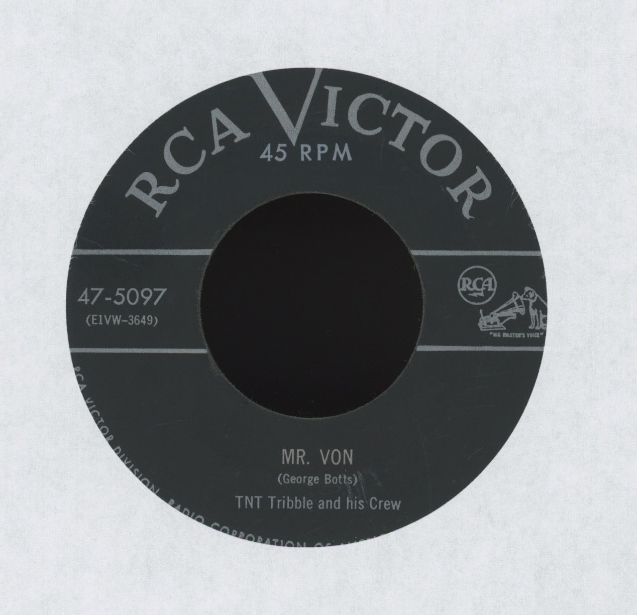 TNT Tribble And His Crew / Joe Joe Johnson - Mr. Von on RCA R&B Jump Blues 45