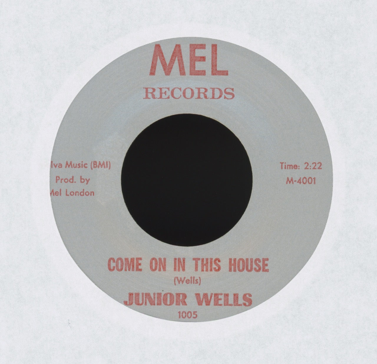 Junior Wells - Messing With The Kid on Mel R&B 45