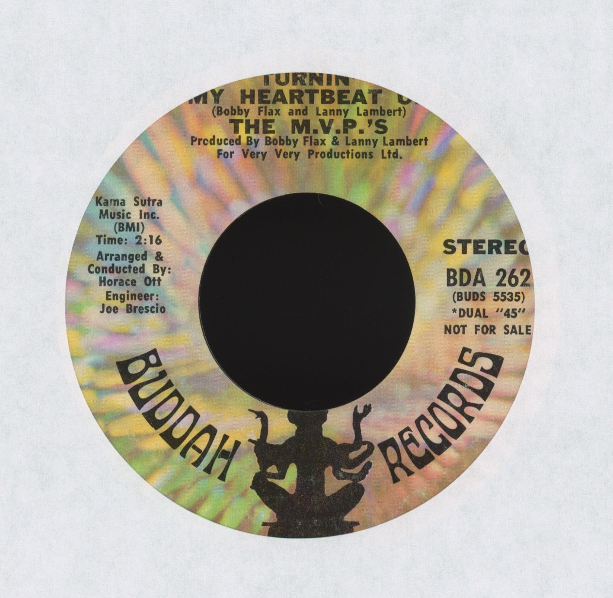 The M.V.P.'s - Turnin' My Heartbeat Up on Buddah Northern Soul 45