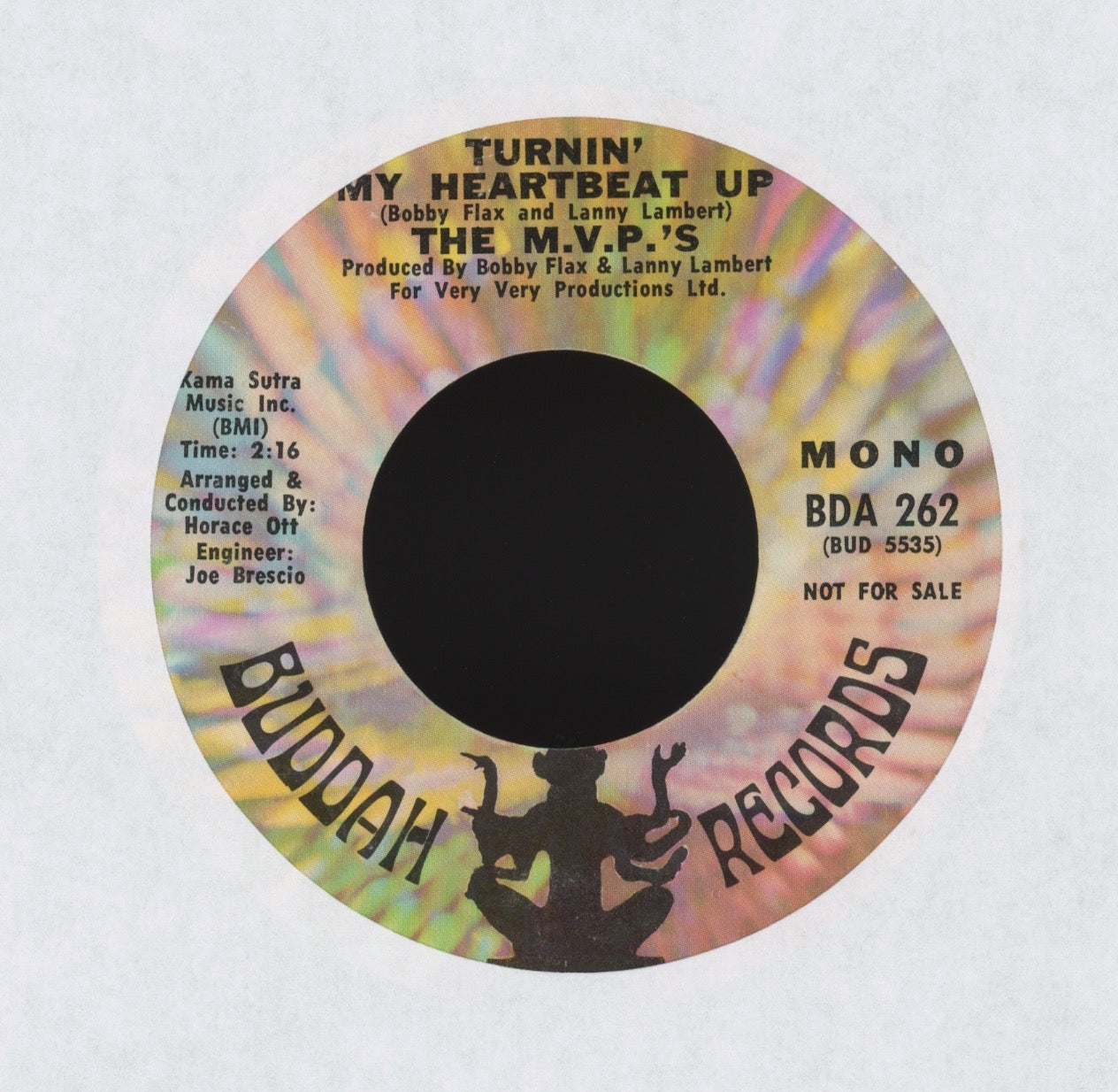 The M.V.P.'s - Turnin' My Heartbeat Up on Buddah Northern Soul 45