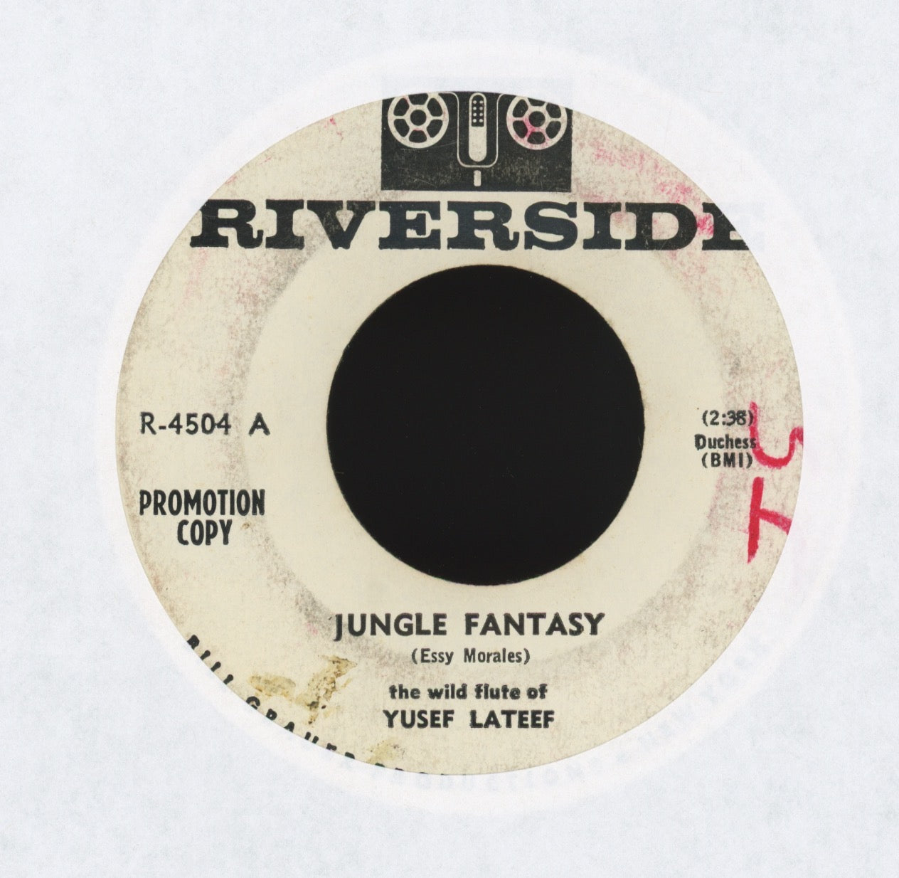 Yusef Lateef - Jungle Fantasy on Riverside Promo Exotica Jazz 45