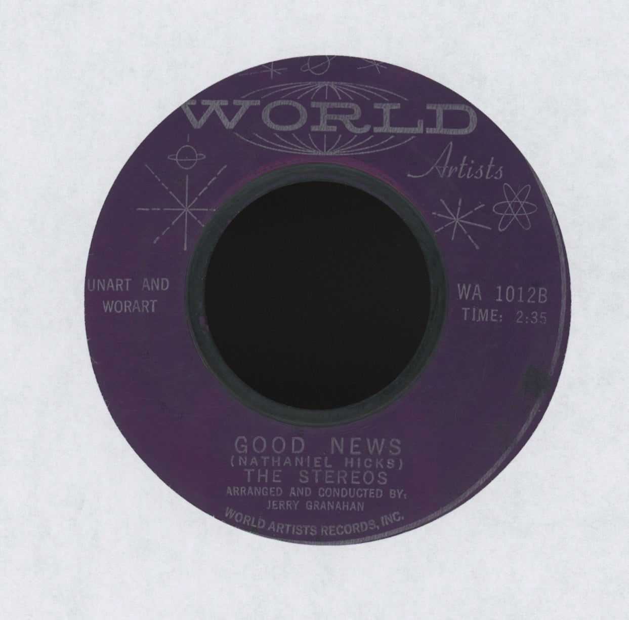 The Stereos - Mumbling Word on World Northern Soul 45