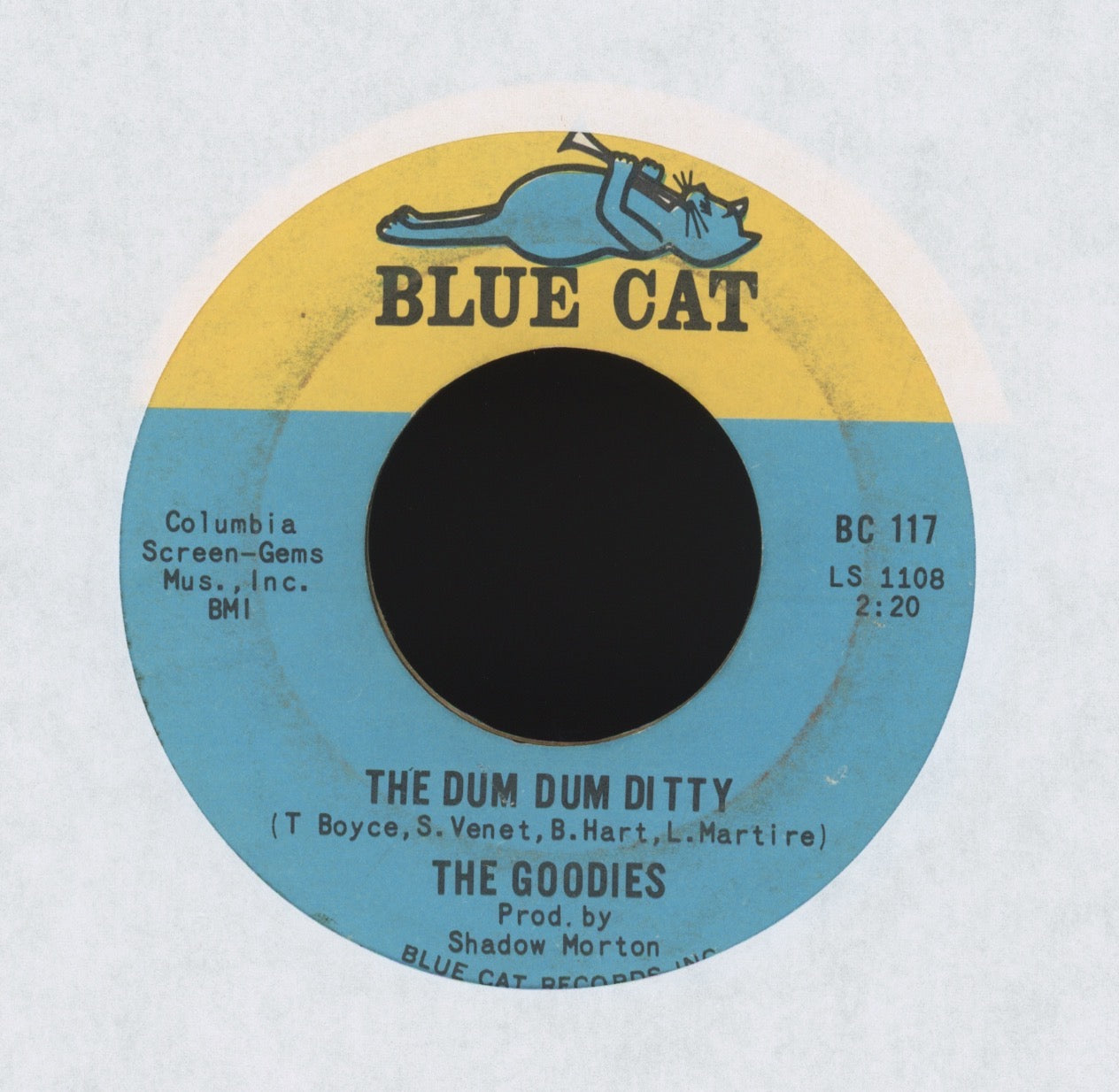 The Goodies - The Dum Dum Ditty on Blue Cat R&B Girl Group 45