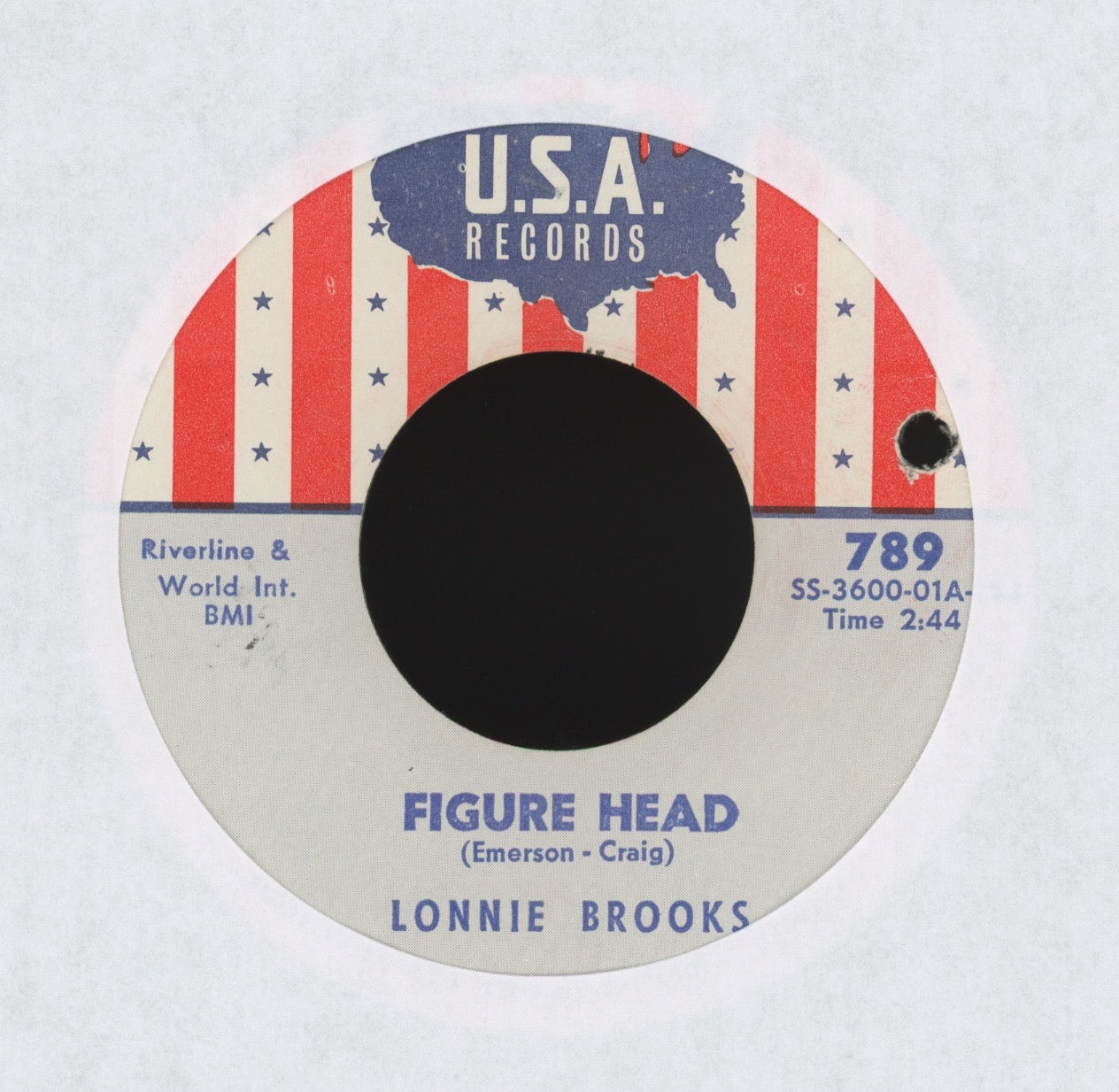 Lonnie Brooks - Figure Head on U.S.A. Mod Funk 45
