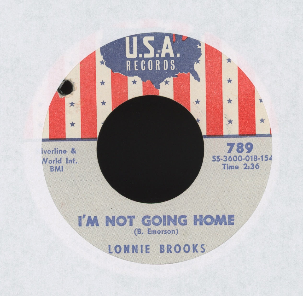 Lonnie Brooks - Figure Head on U.S.A. Mod Funk 45