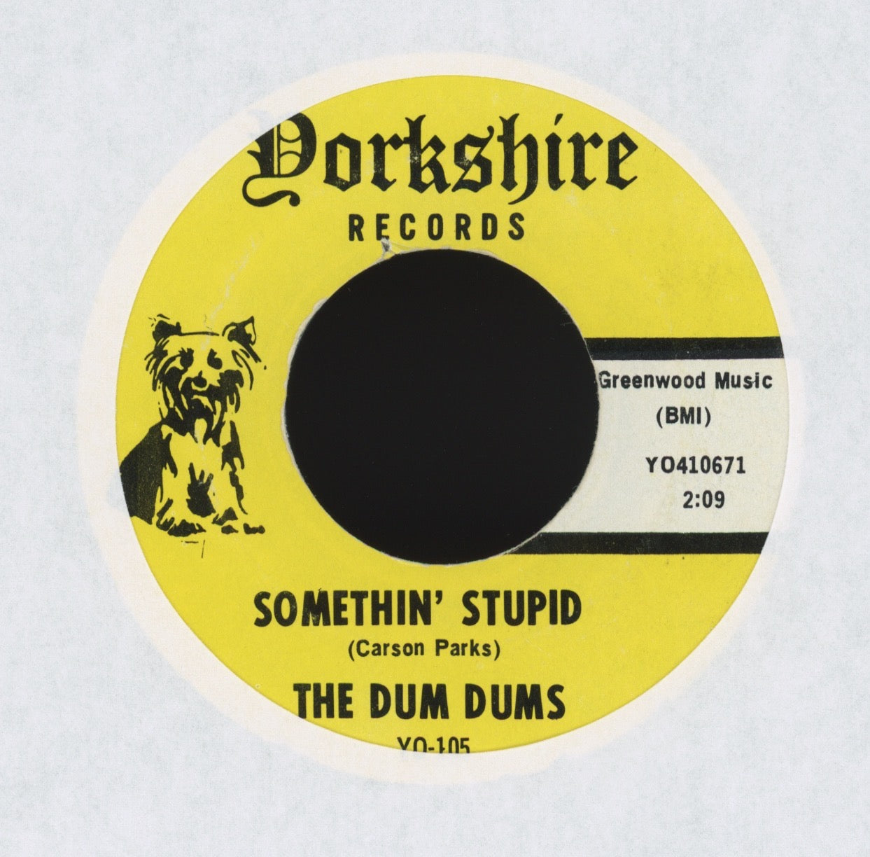 The Dum Dums - Tortilla on Yorkshire R&B Mod Soul 45