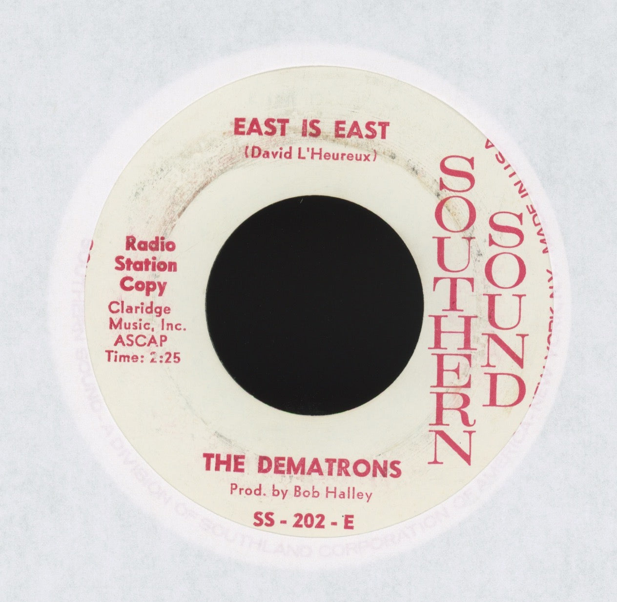 The Dematrons - The Boy Who's Sixteen on Southern Sound Promo Teen Garage 45
