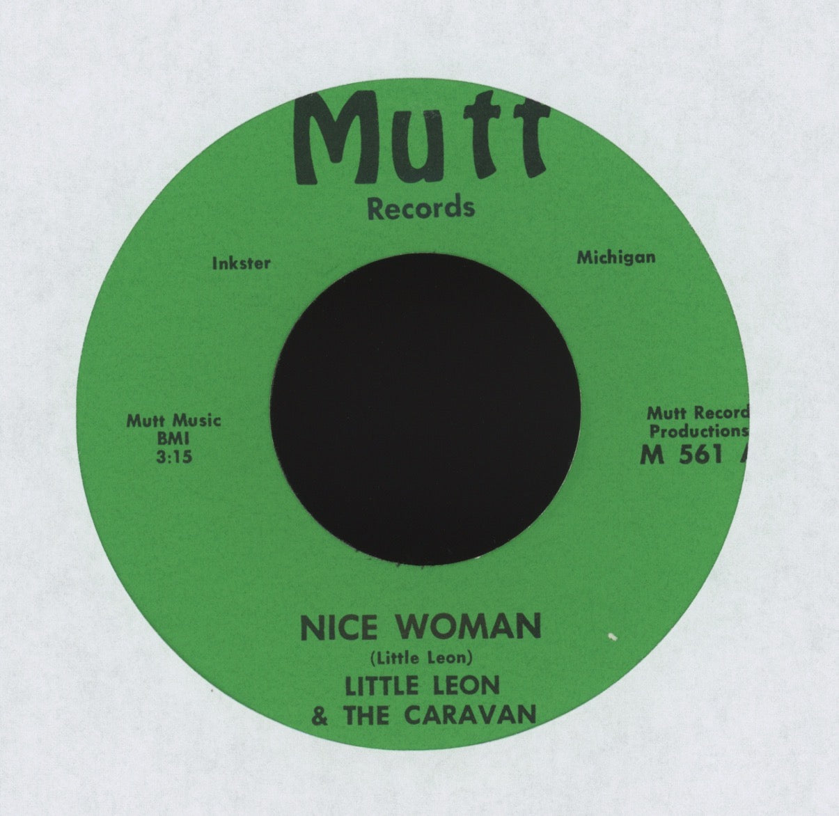 Little Leon & The Caravan - Nice Woman on Mutt Northern Soul 45