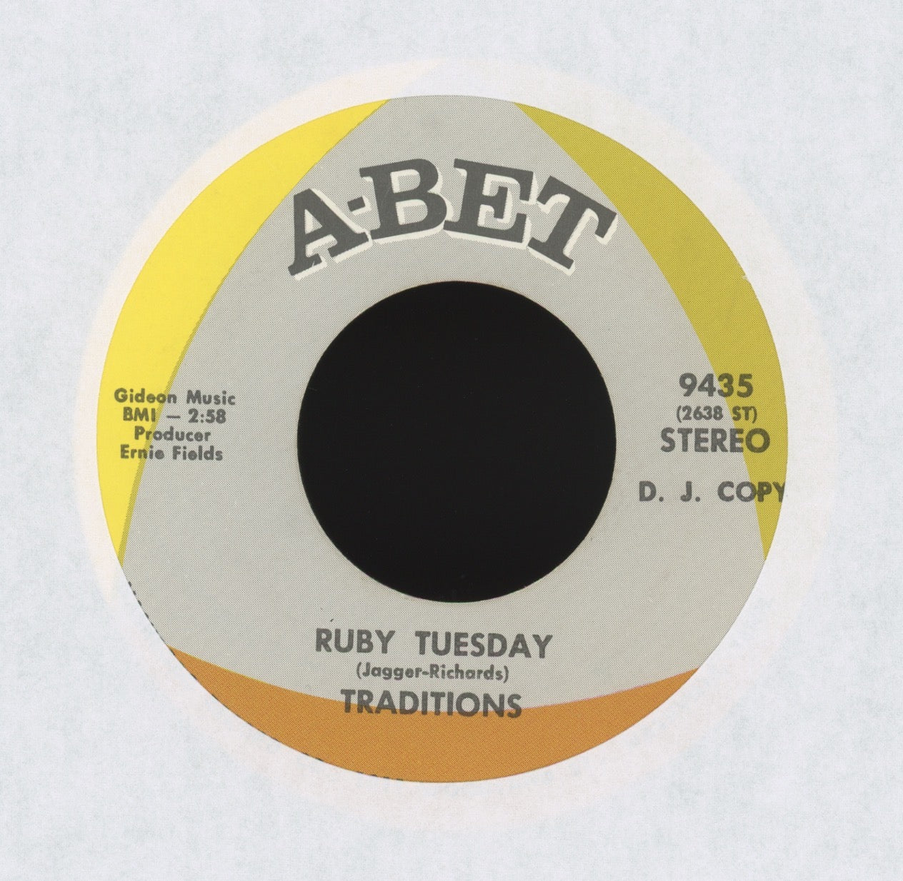 The Traditions - Ruby Tuesday on ABet Promo Northern Soul 45