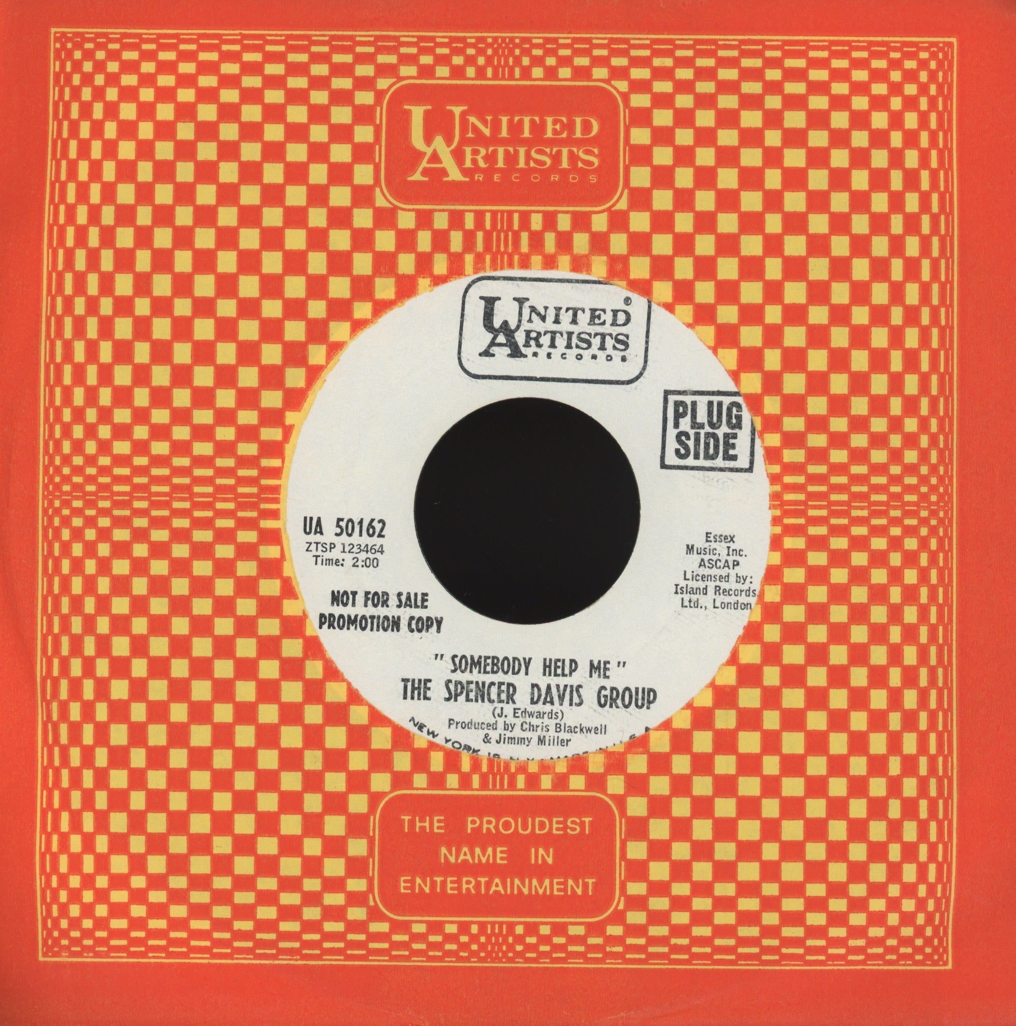 The Spencer Davis Group - On The Green Light on UA Promo Mod Soul 45