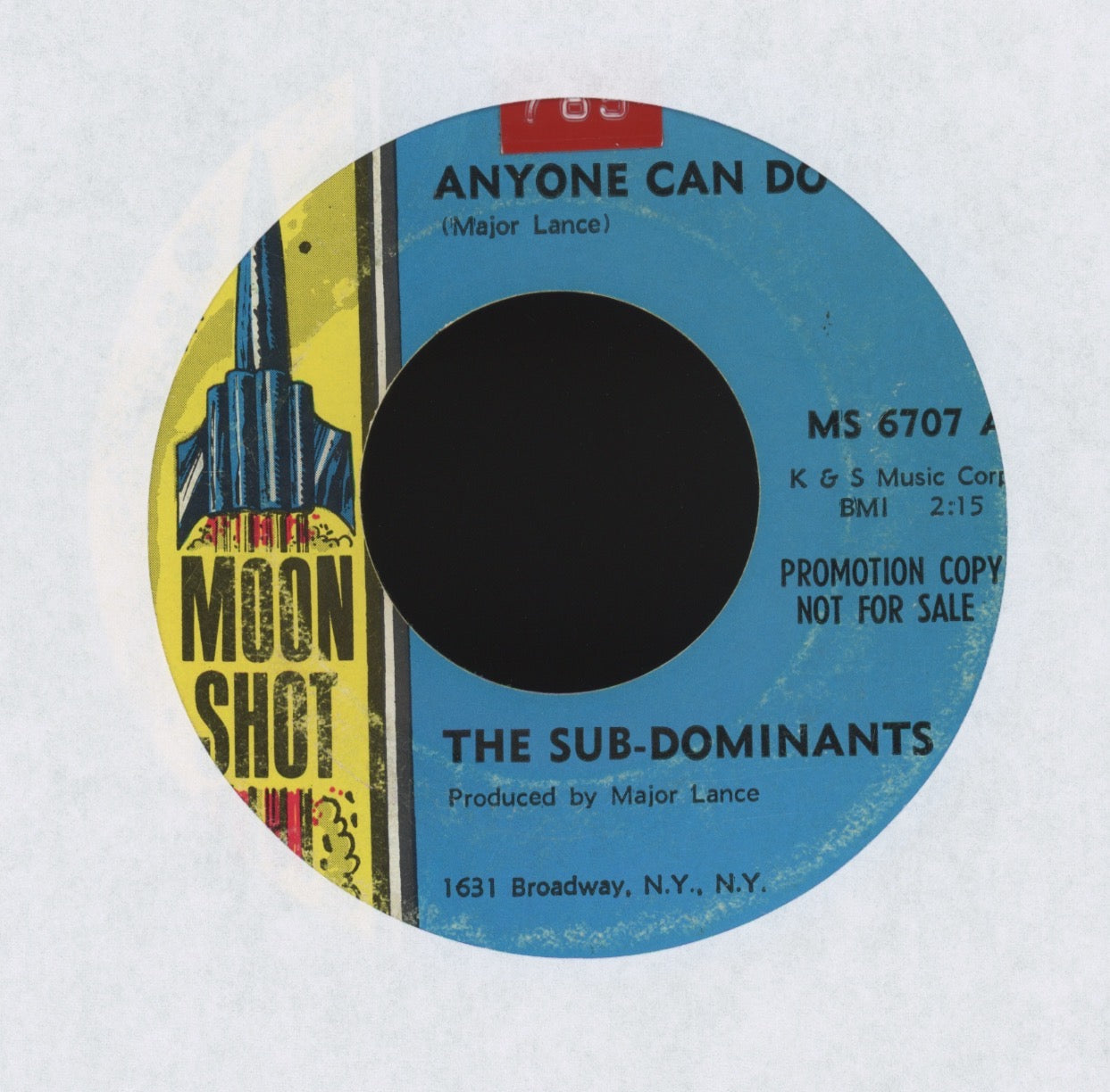 The Sub Dominants - Bang Bang on Moon Shot Promo Latin Soul 45