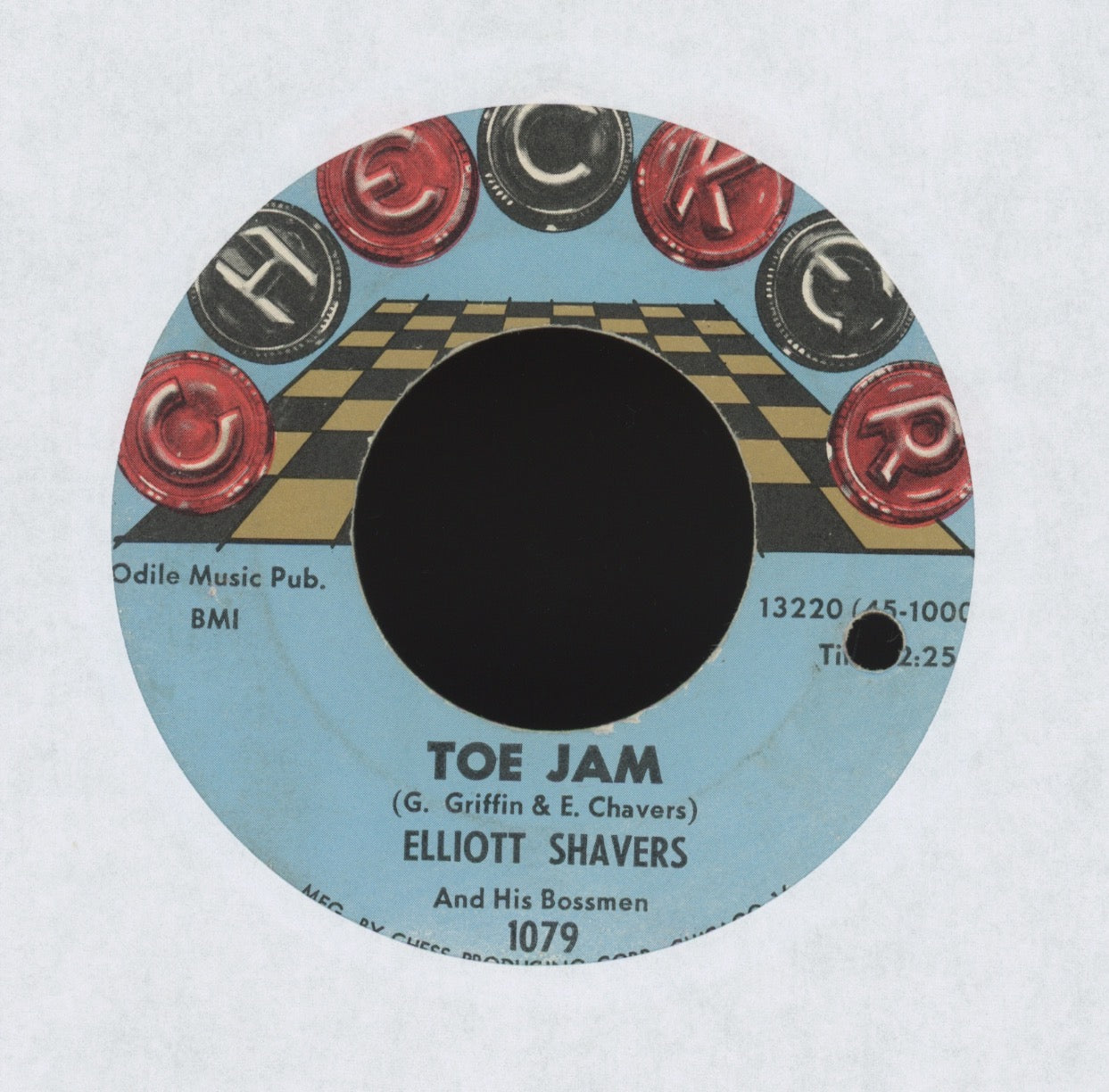Elliott Shavers And His Bossmen - Toe Jam on Chess R&B Mod Soul 45