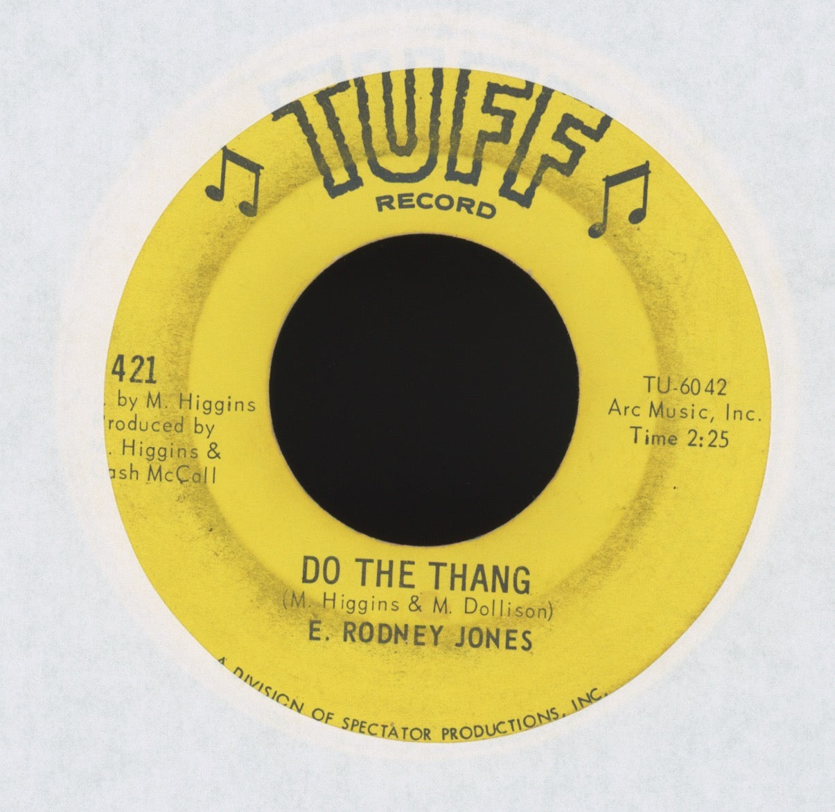 E. Rodney Jones - Peace Of Mind on Tuff Northern Soul 45