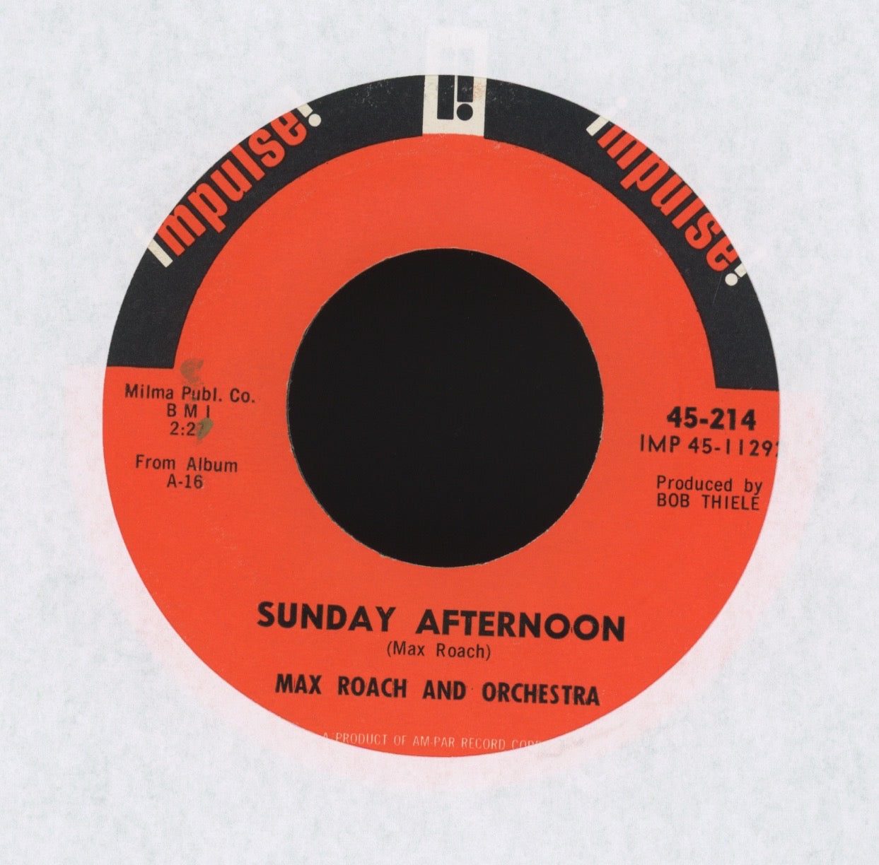 Max Roach / Abbey Lincoln - Lonesome Lover on Impulse Spiritual Jazz 45