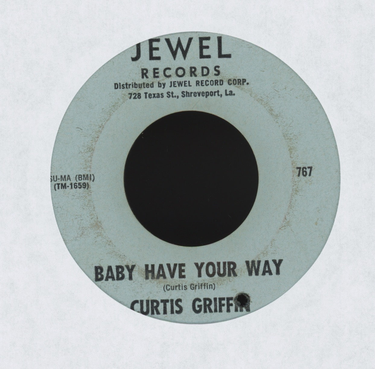 Curtis Griffin - I Found Something Better on Jewel R&B 45