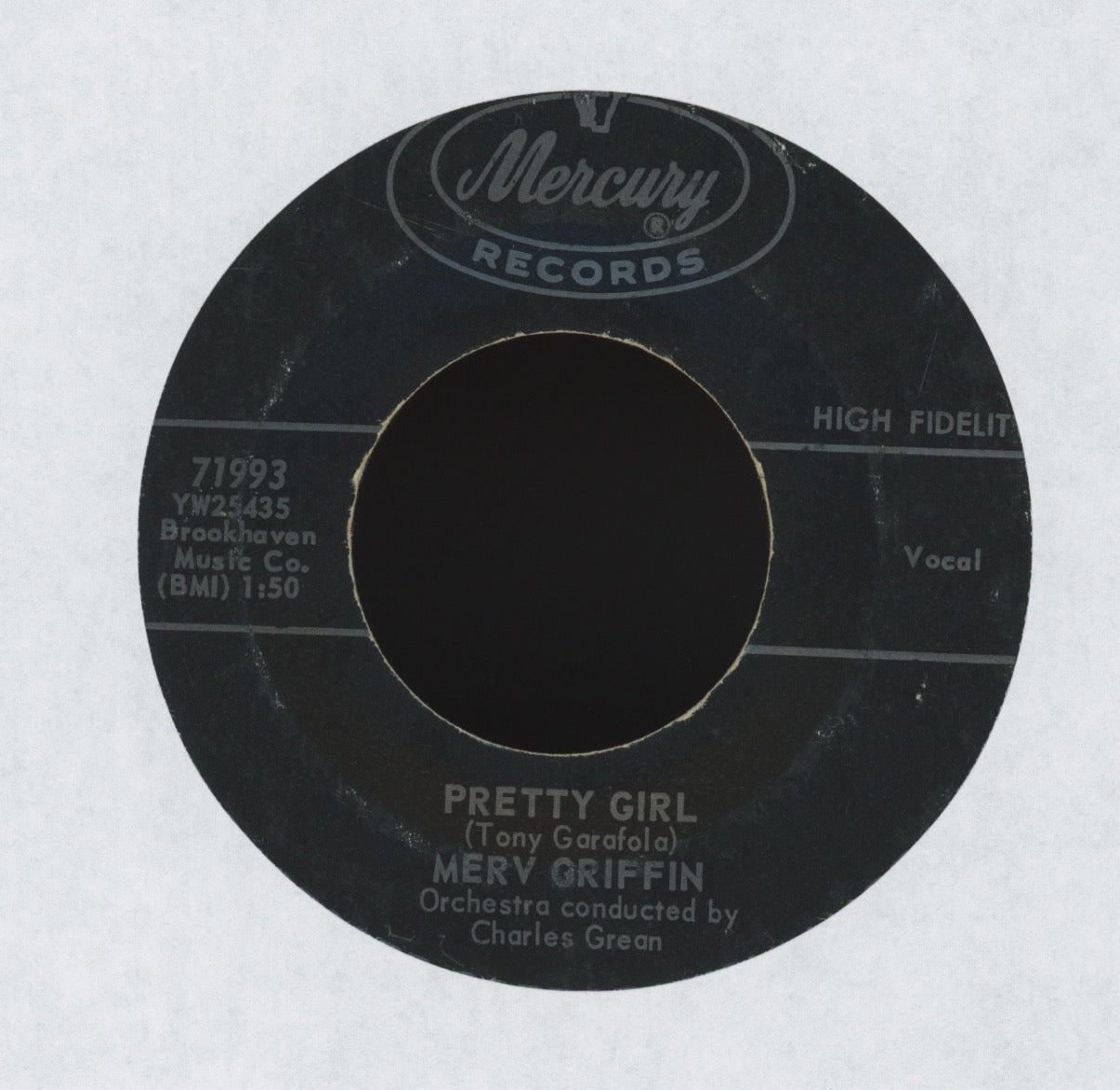 Merv Griffin - House Of Horrors on Mercury Halloween Horror Mod Rocker 45