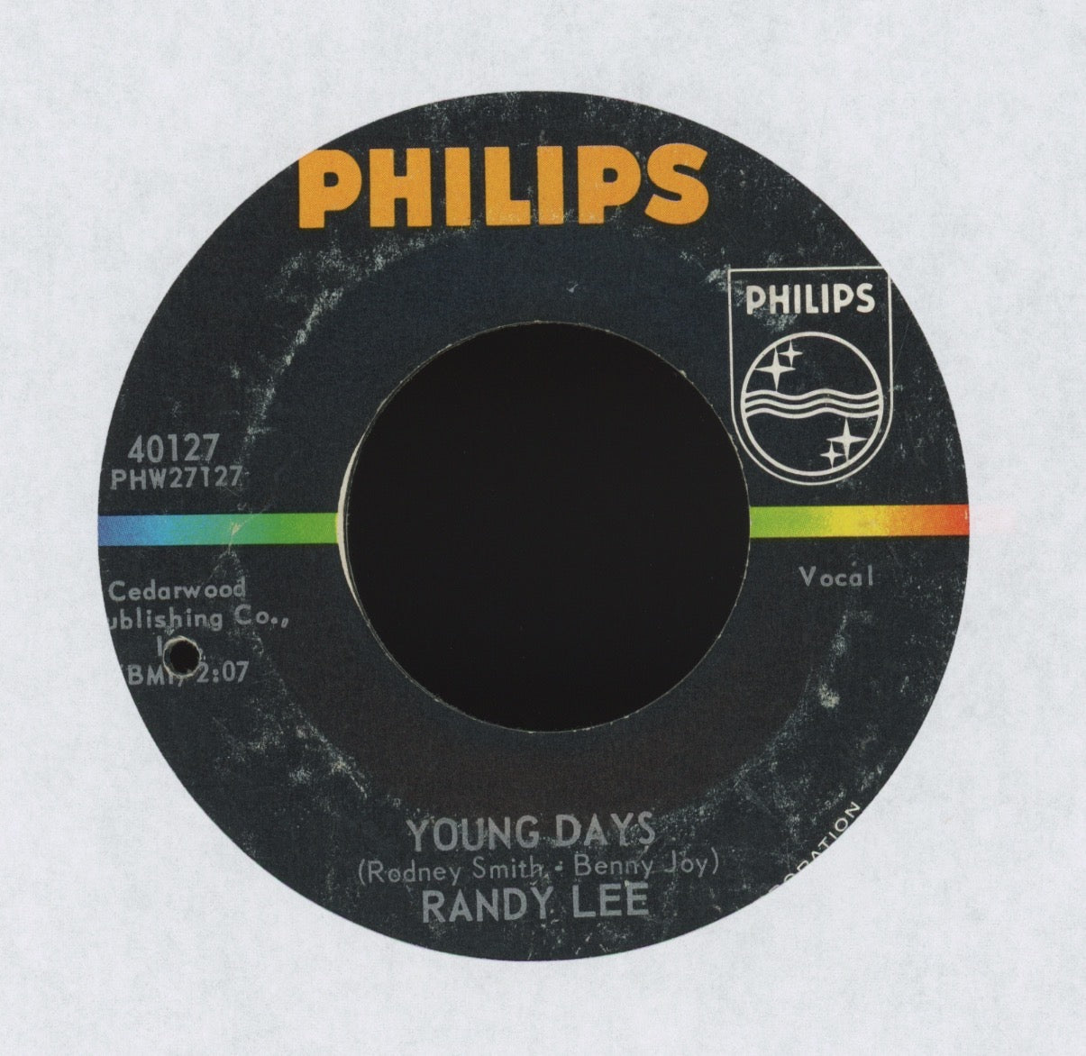 Randy Lee - Young Days on Philips Teen Popcorn 45