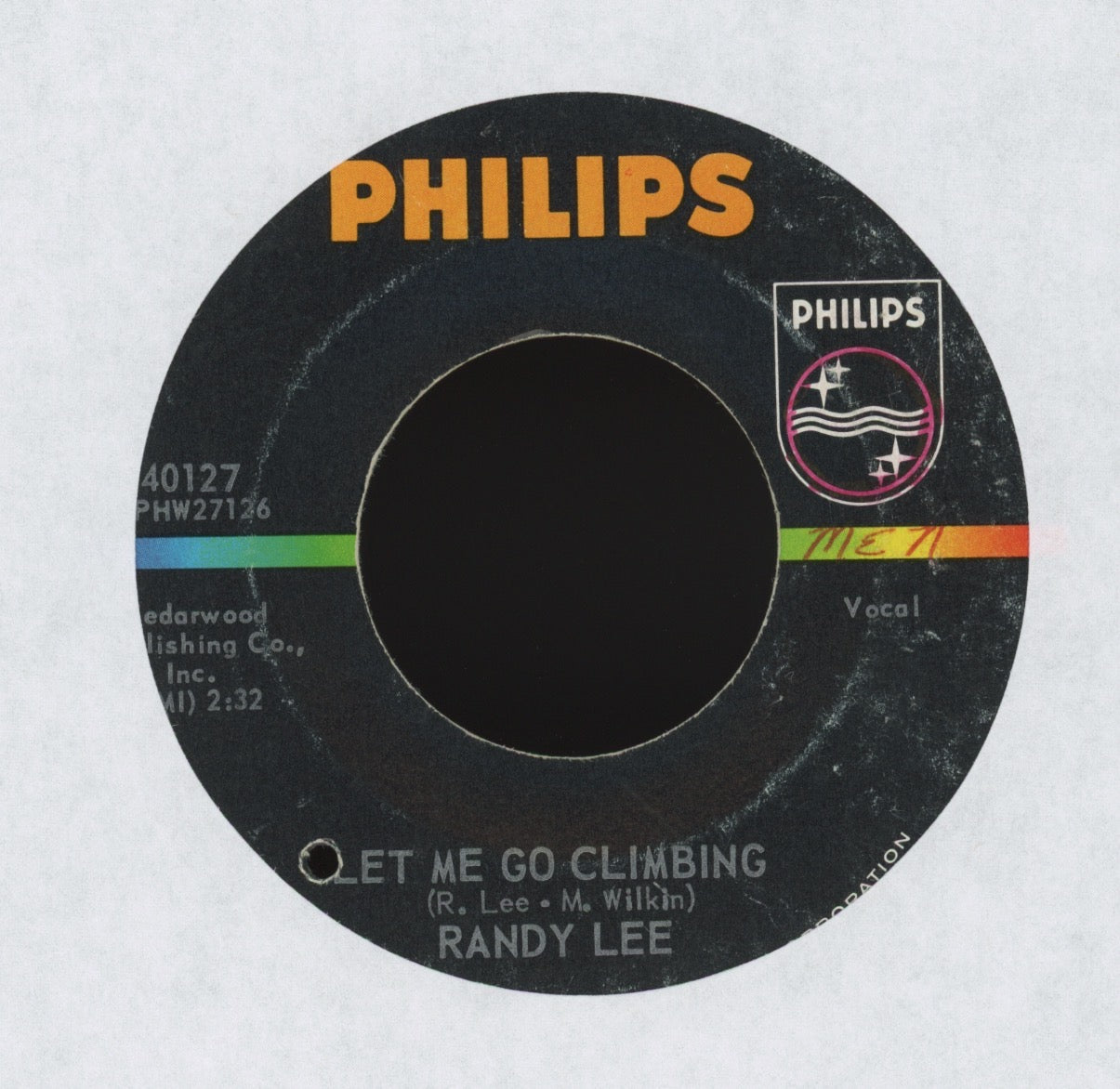 Randy Lee - Young Days on Philips Teen Popcorn 45