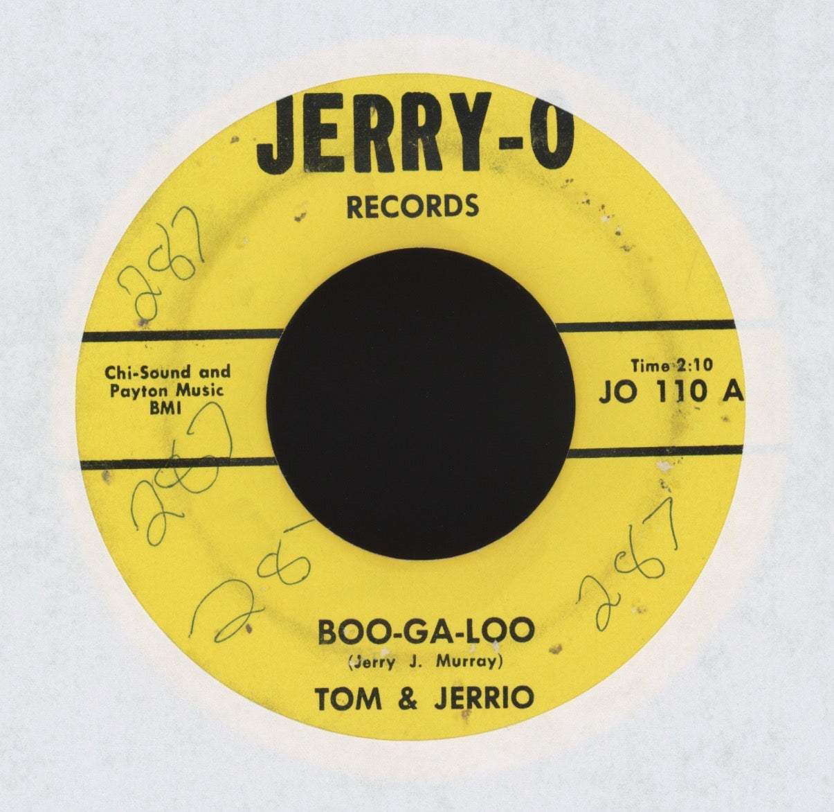 Tommy & Jerrio - Boo-Ga-Loo on Jerry-O Latin Soul 45