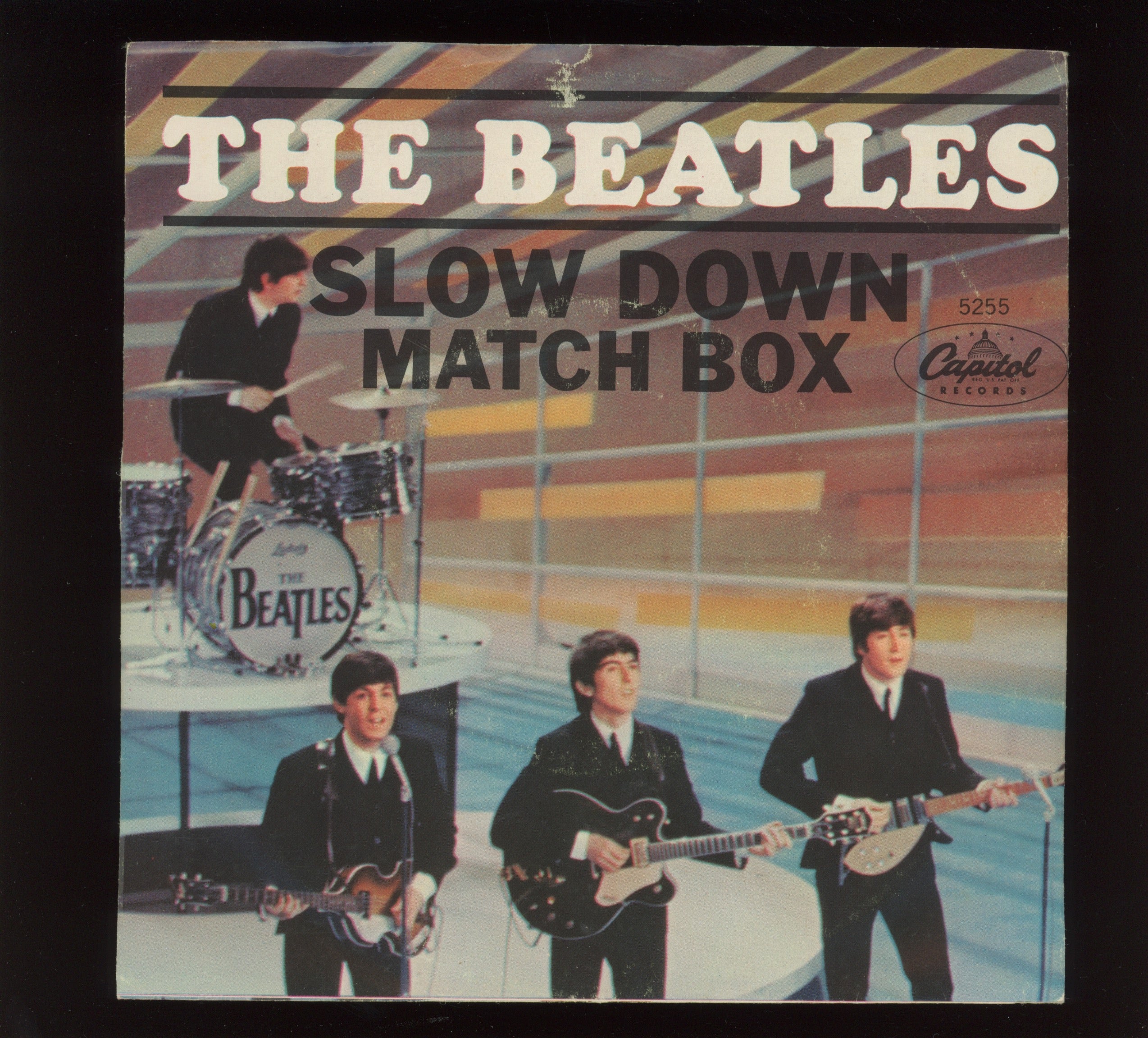 The Beatles - Matchbox / Slow Down on Capitol 45 With Picture Sleeve West Coast