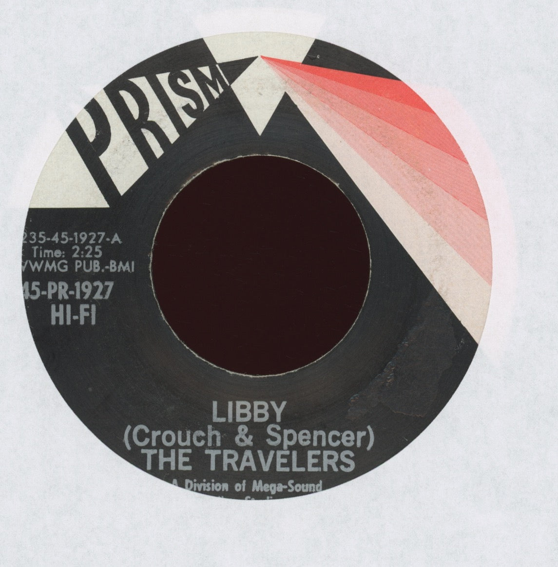 The Travelers - Libby / Why Don't You (Crazy Charms) on Prism Garage 45