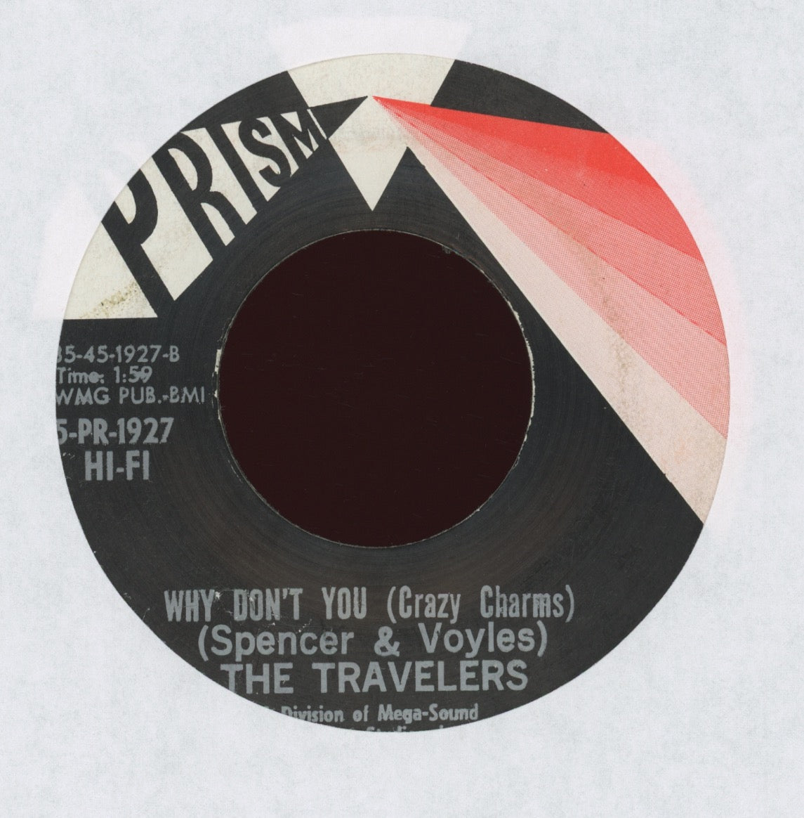 The Travelers - Libby / Why Don't You (Crazy Charms) on Prism Garage 45