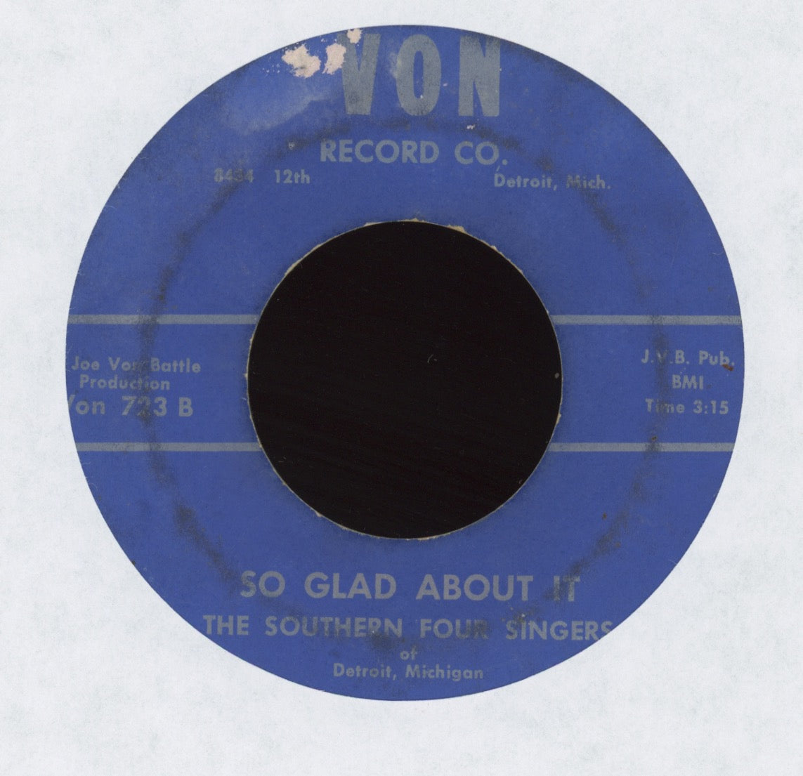 The Southern Four Singers - Getting Ready For That Great Day on Von Gospel Rocker