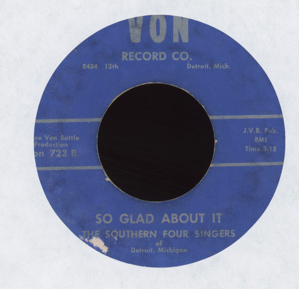 The Southern Four Singers - Getting Ready For That Great Day on Von Gospel Rocker