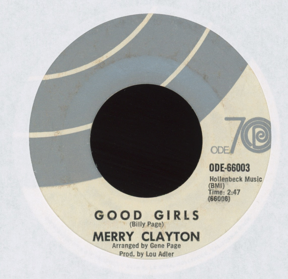 Merry Clayton - Gimme Shelter on Ode Soul Funk 45