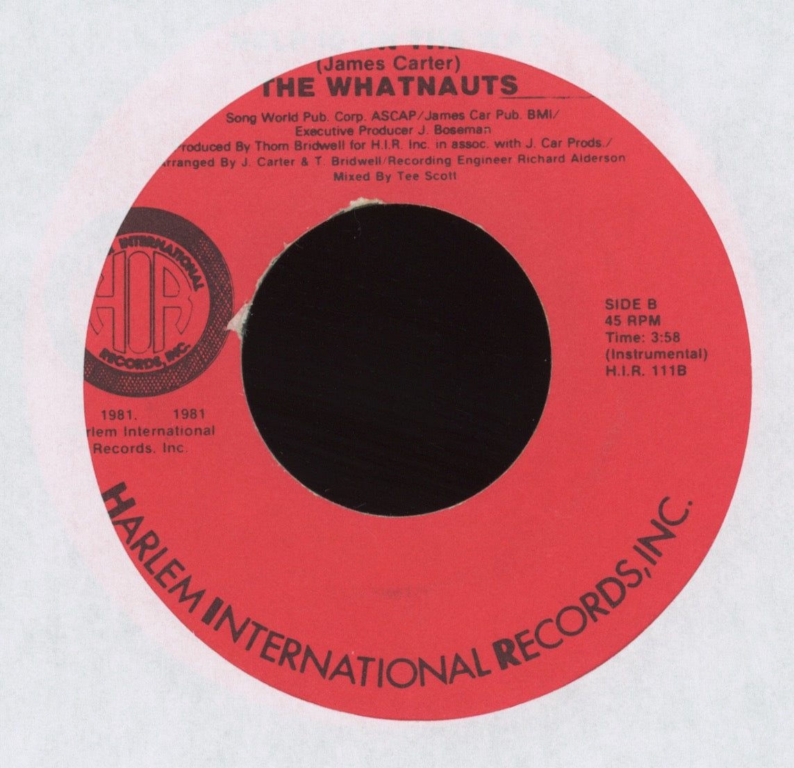 The Whatnauts - Help Is On The Way on Harlem International Modern Soul 45