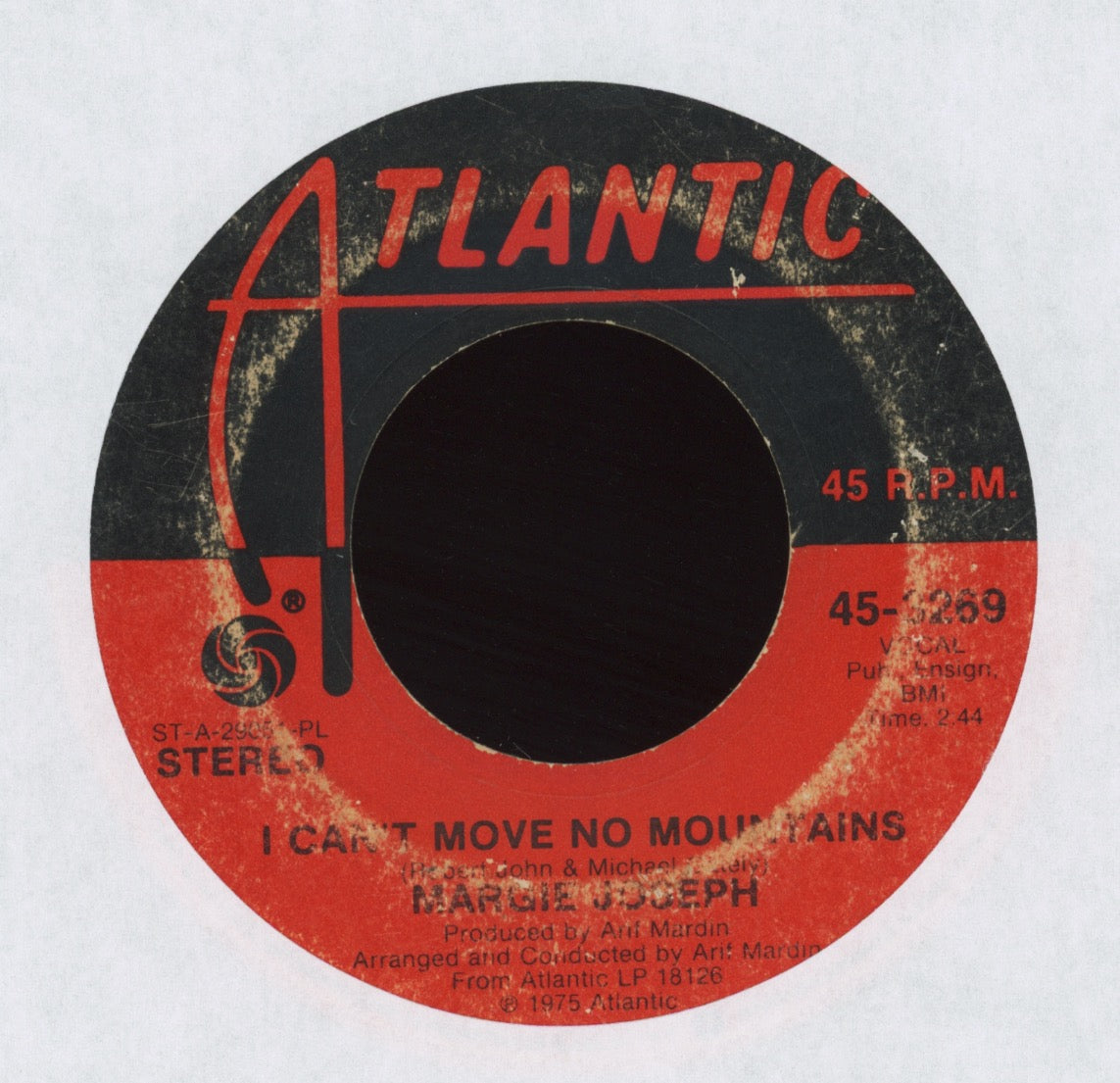 Margie Joseph - I Can't Move No Mountains on Atlantic Northern Soul 45