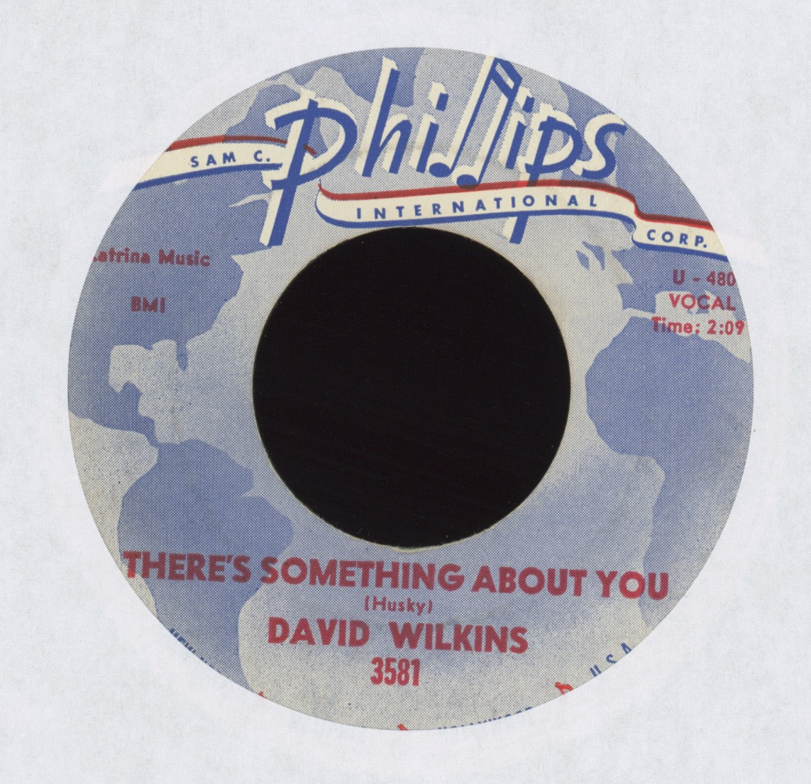 David Wilkins - There's Something About You on Phillips Teen Rocker 45