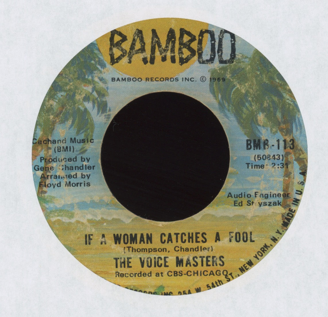 Voice Masters - Dance Right Into My Heart on Bamboo Soul Funk 45