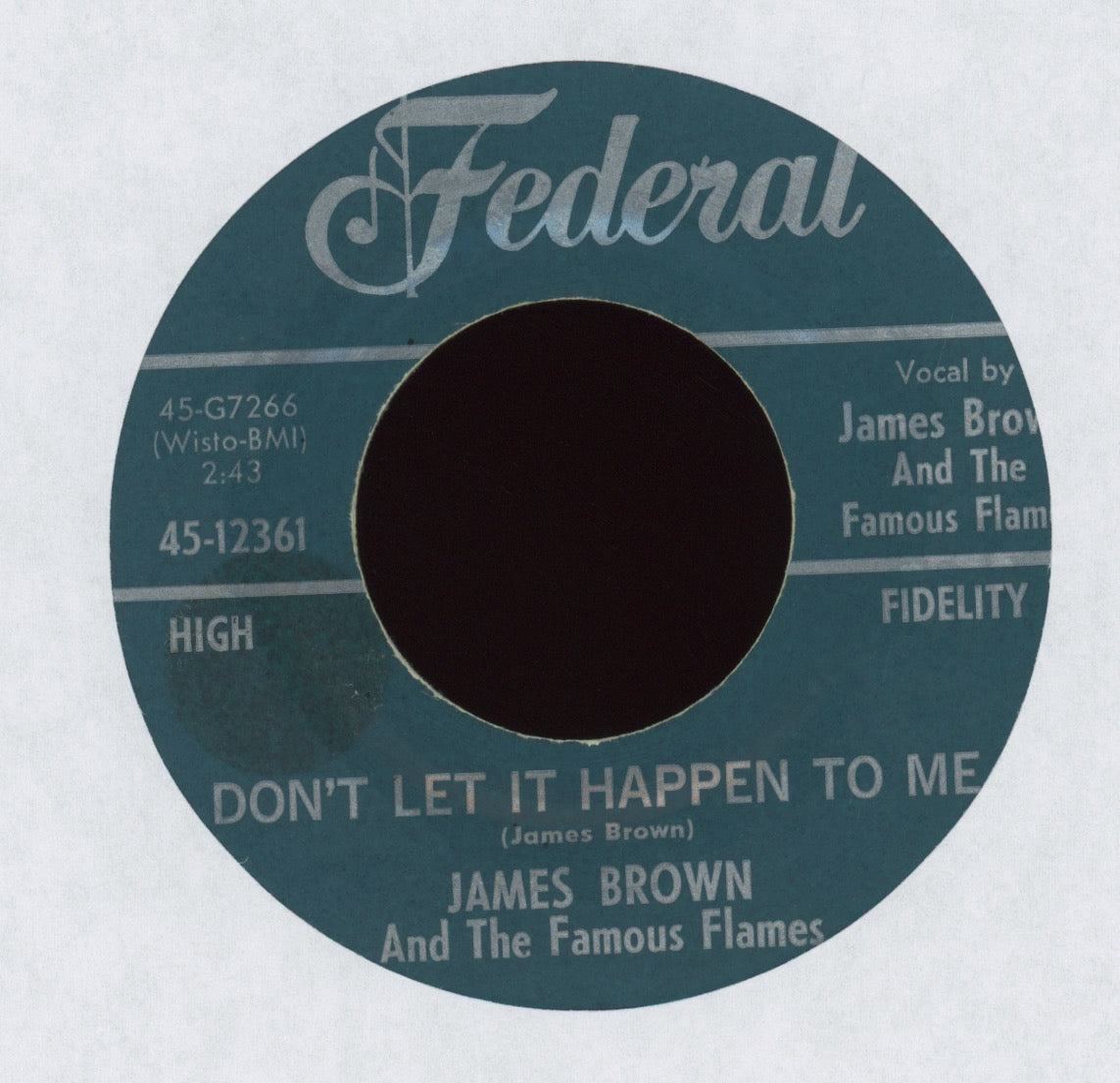 James Brown & The Famous Flames - Good Good Lovin' on Federal R&B Rocker 45