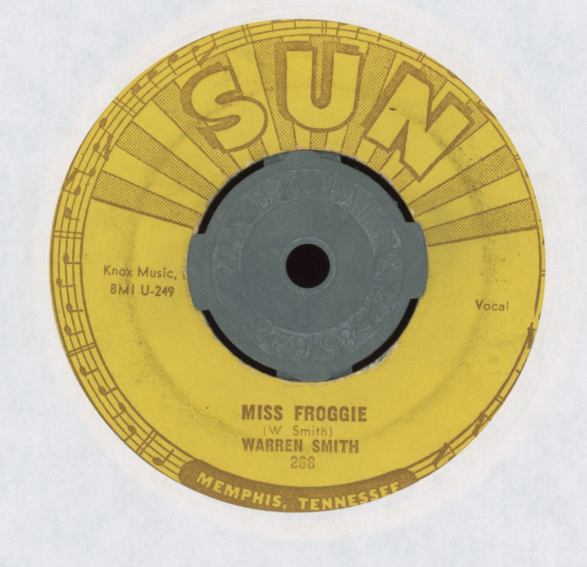 Warren Smith - Miss Froggie on Sun Rockabilly 45