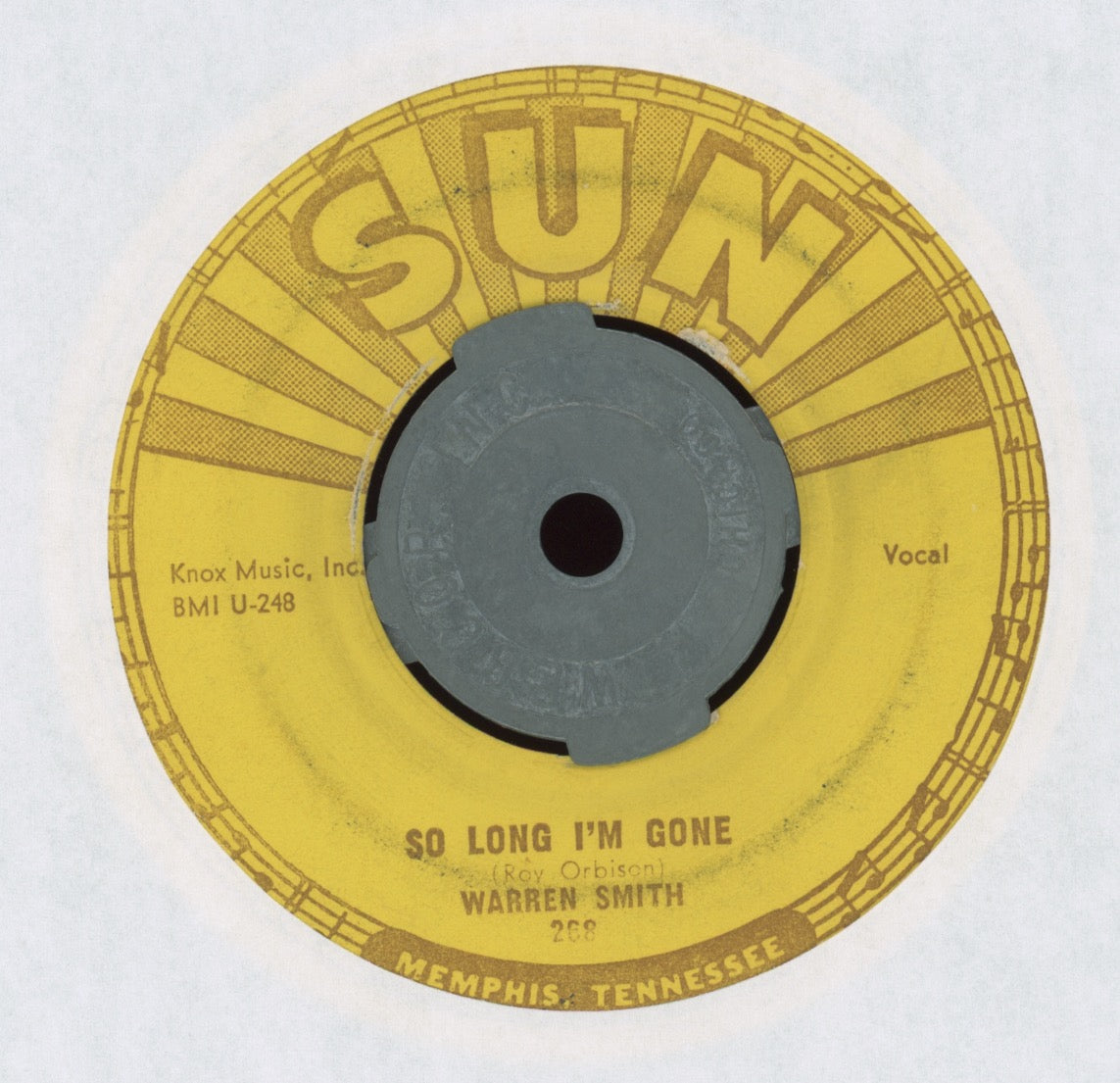 Warren Smith - Miss Froggie on Sun Rockabilly 45