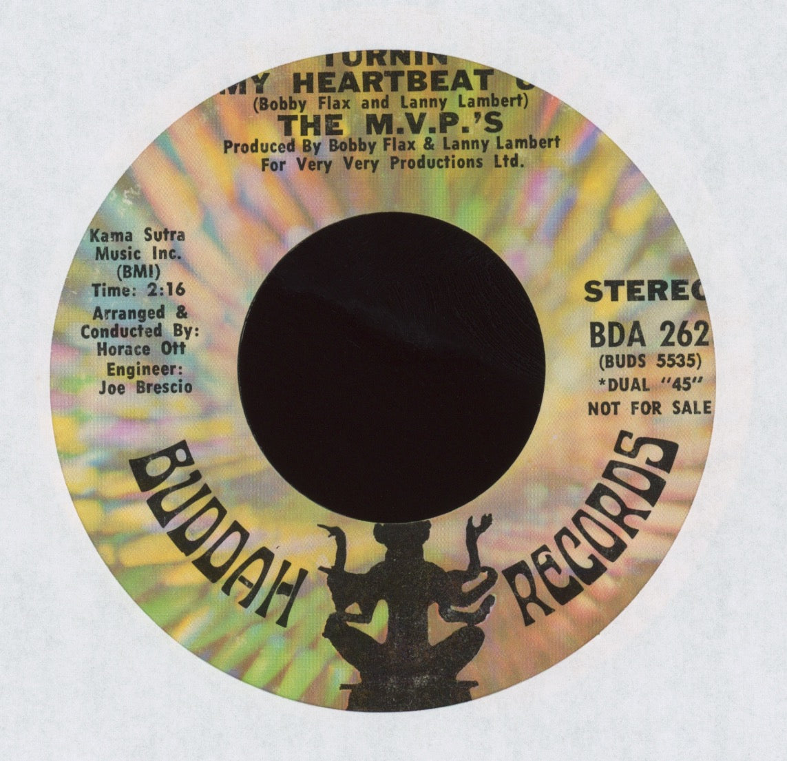 The M.V.P.'s - Turnin' My Heartbeat Up on Buddah Promo Northern Soul 45