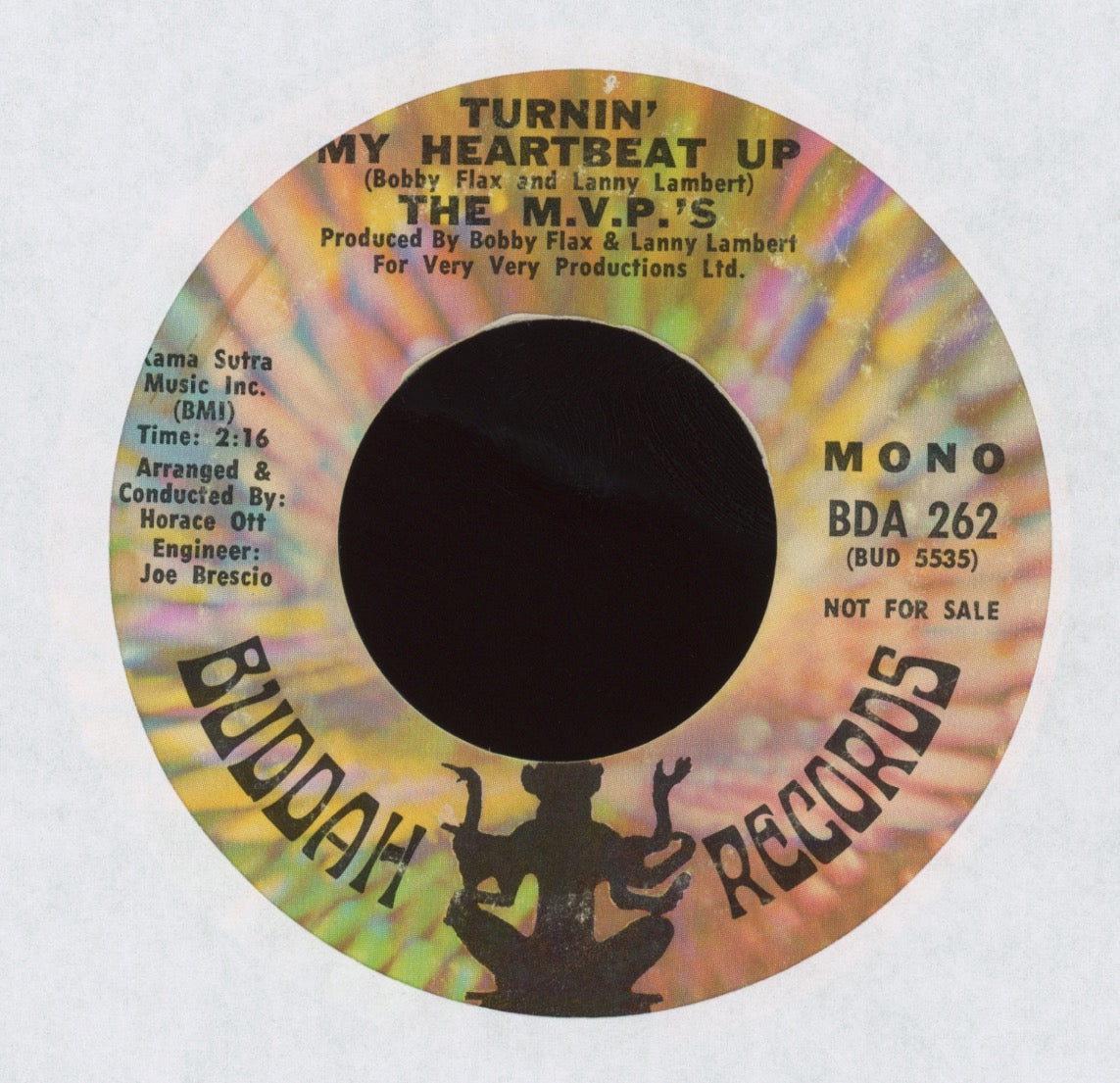 The M.V.P.'s - Turnin' My Heartbeat Up on Buddah Promo Northern Soul 45