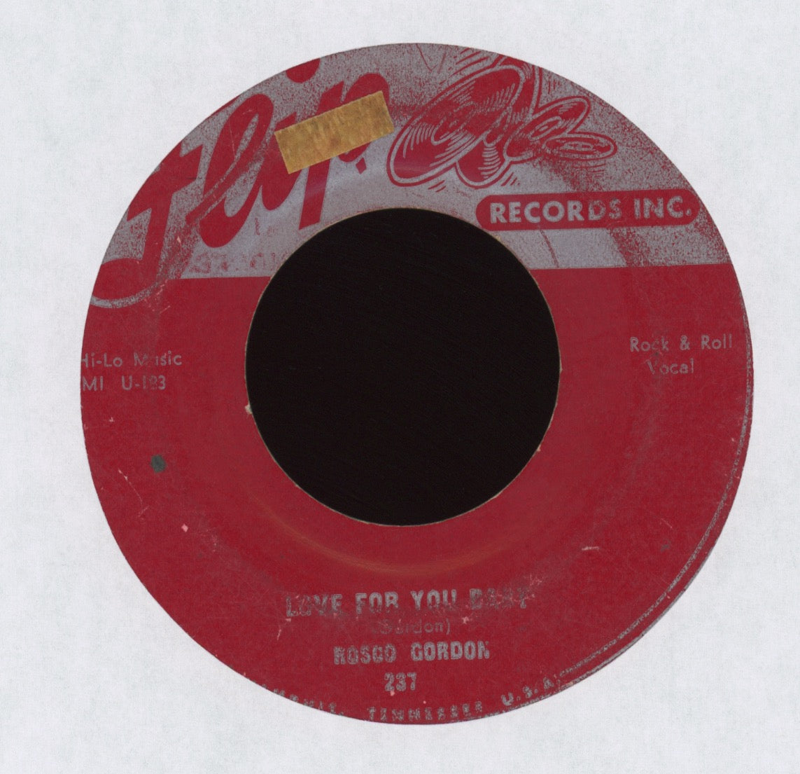 Rosco Gordon - The Chicken (Dance With You) on Flip R&B 45