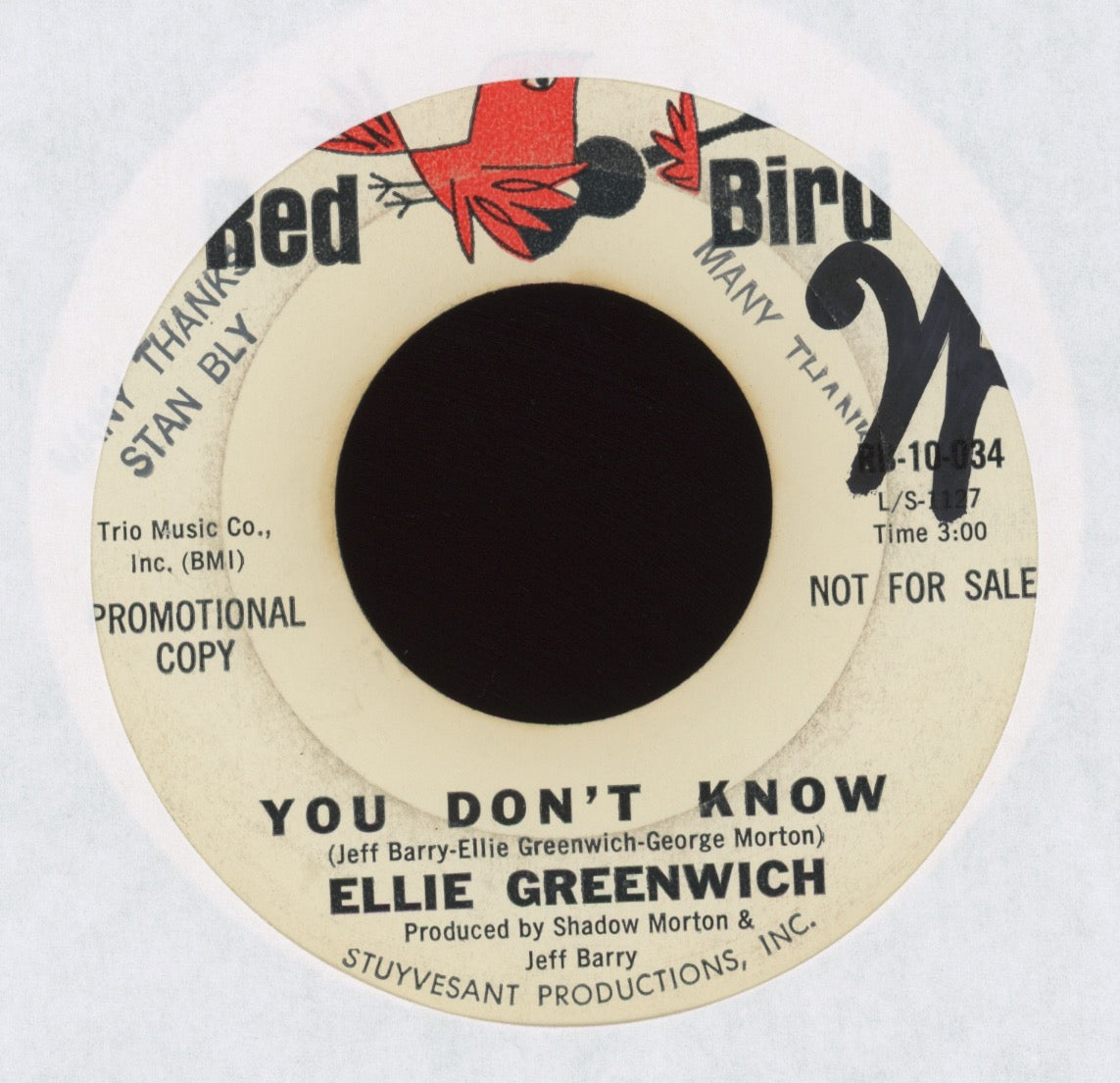 Ellie Greenwich - You Don't Know on Red Bird Promo Northern Soul 45