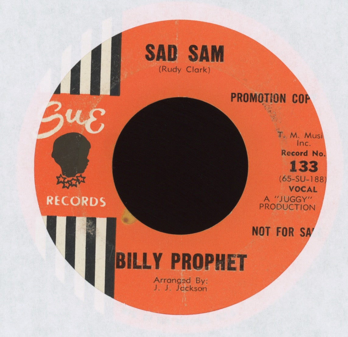 Billy Prophet - What Can I Do on Sue Promo Northern Soul 45